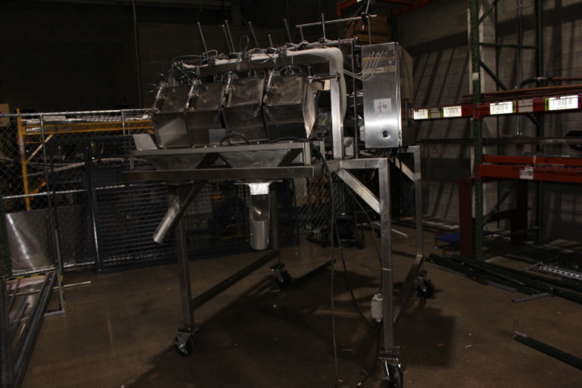 Stainless steel 3-head weigher with bulk and dribble feeders - Image 2 of 4