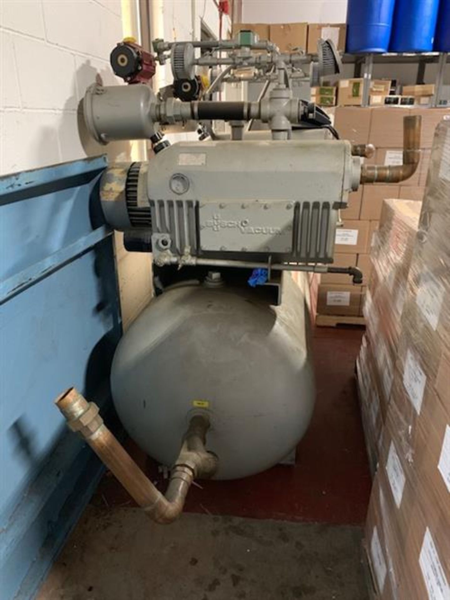 Busch RC0160.B032.1026 Vacuum Pump - Displacement 117 CFM - Vacuum 15 TORR - Serial No. C13520 - Image 6 of 13