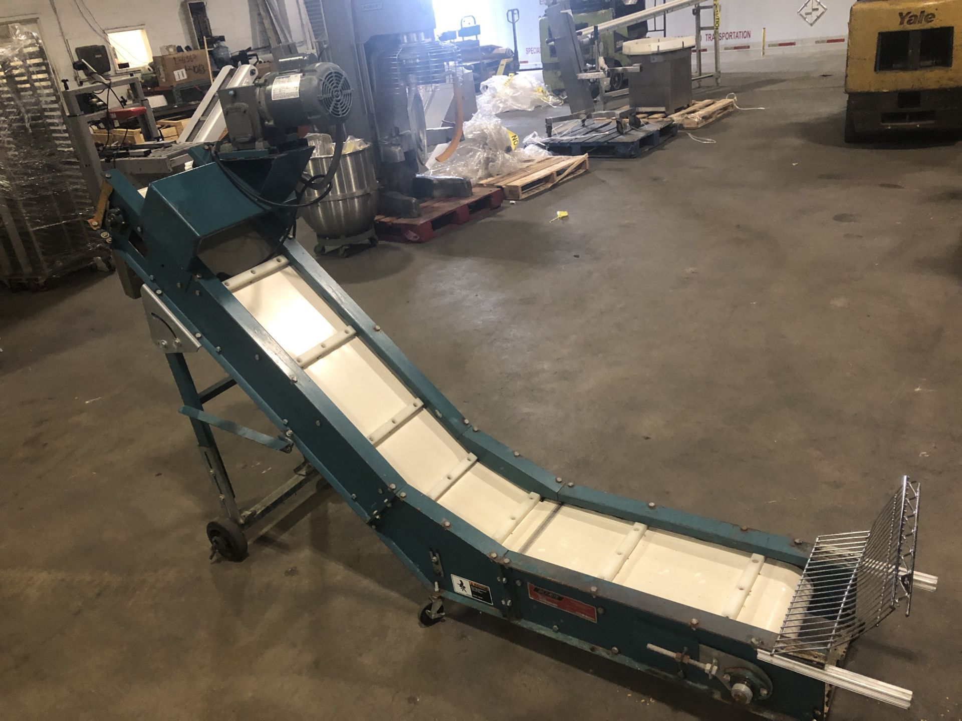 Bilt-Rite 12” wide Cleated Inclined Conveyor - Image 2 of 4
