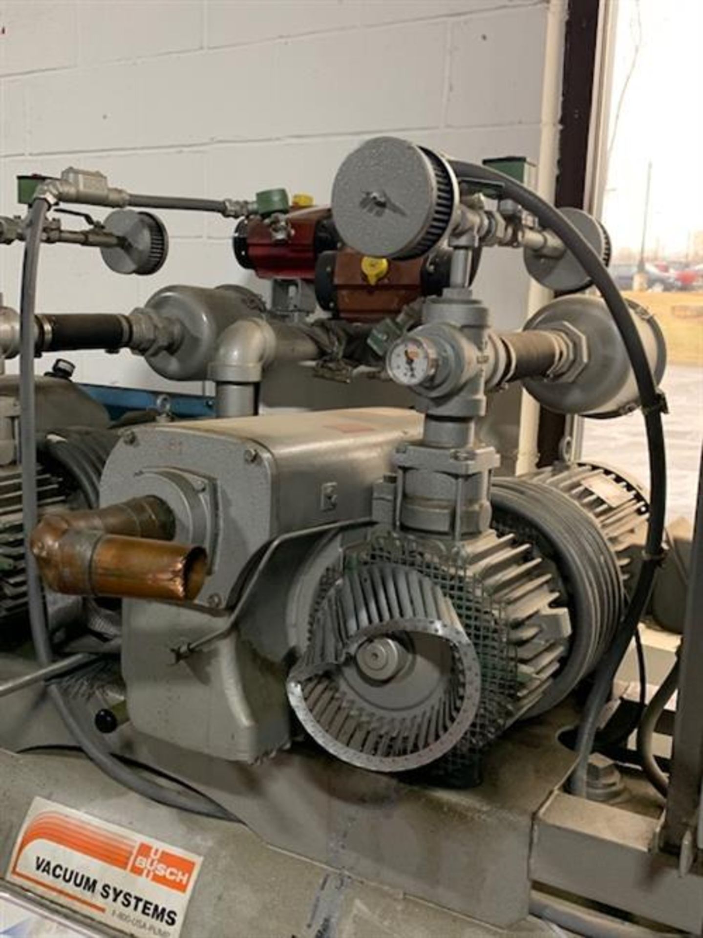 Busch RC0160.B032.1026 Vacuum Pump - Displacement 117 CFM - Vacuum 15 TORR - Serial No. C13520 - Image 4 of 13