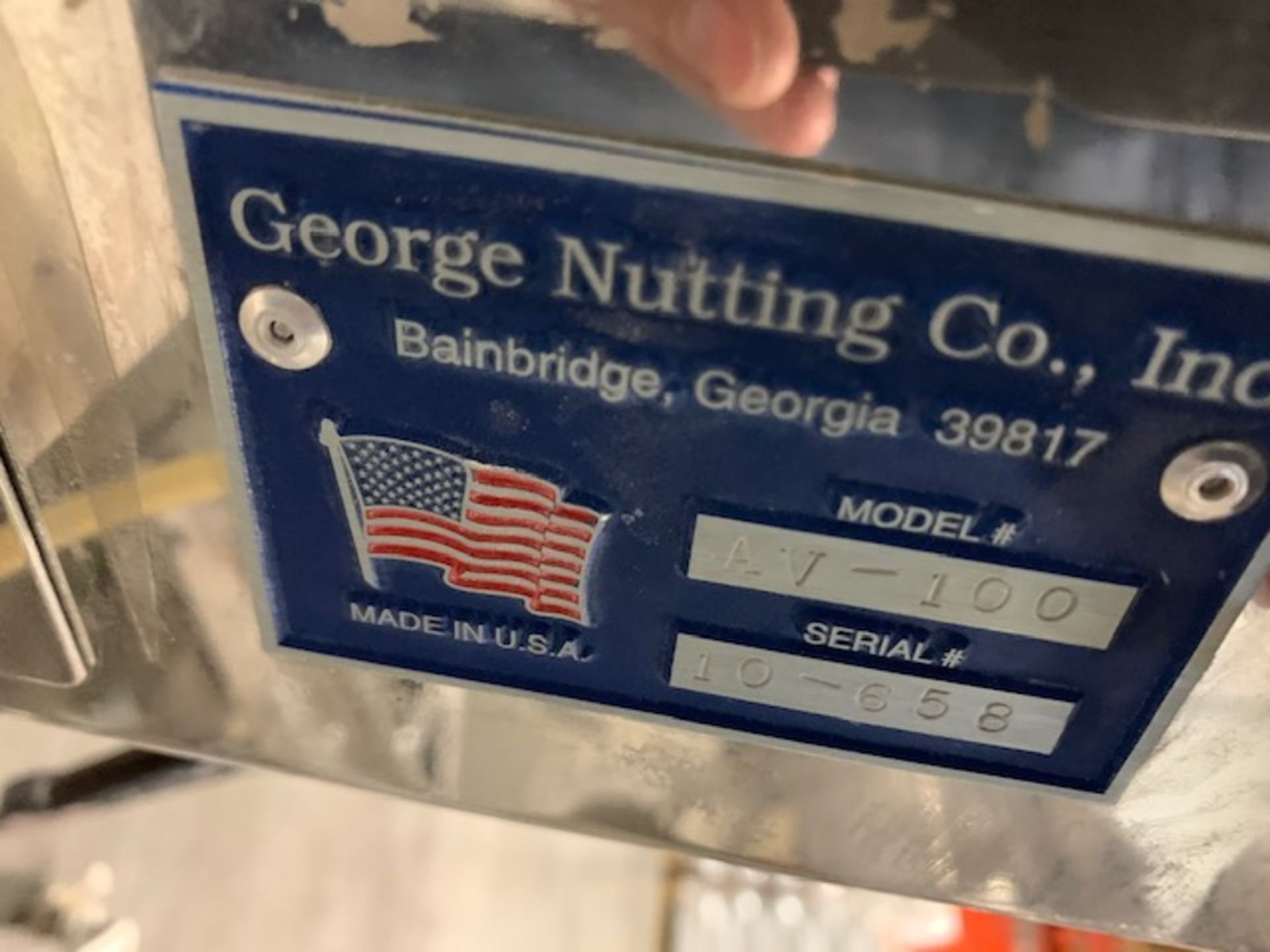 (5) George Nutting model AV-100 Stainless Steel Tablet dedusters. Item#280 - Image 5 of 5