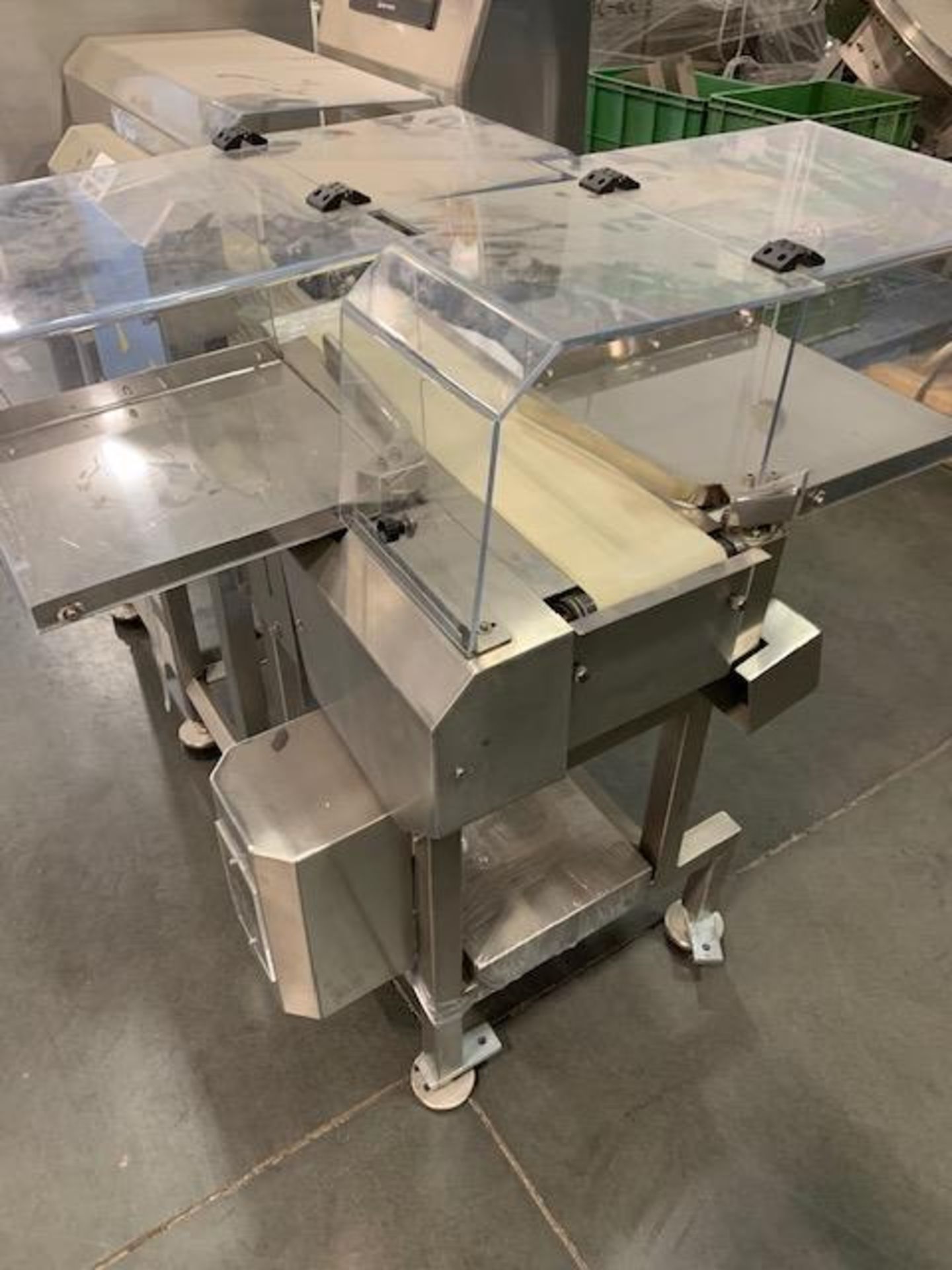 ACG PAM Stainless Steel Metal detector/Checkweigher, Model CW-1200, Checkweigher. Max weight 1kg, - Image 5 of 10