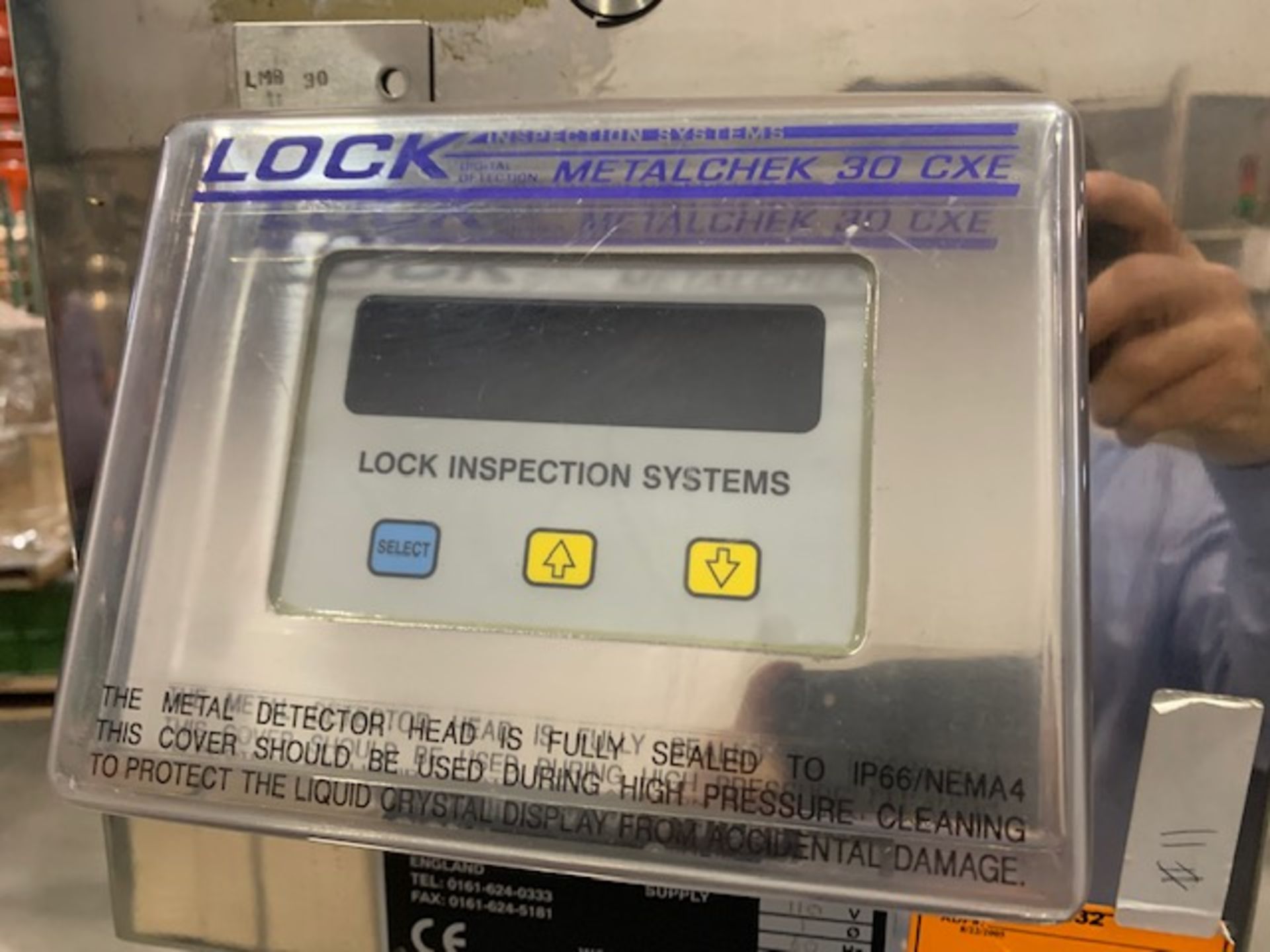 Lock Metalcheck 30-CXR Stainless Steel Metal Detector for Tablets, 3.5" wide x 3/4" tall opening. On - Image 4 of 5