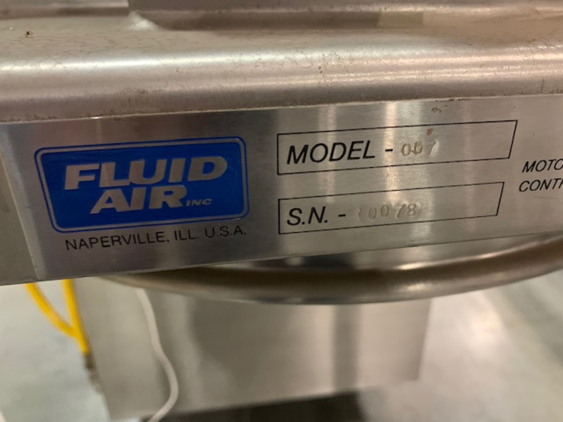 Fluid Air model 007 Stainless Steel Granumill with Stainless steel hopper with auger feeder. 10 - Image 9 of 9