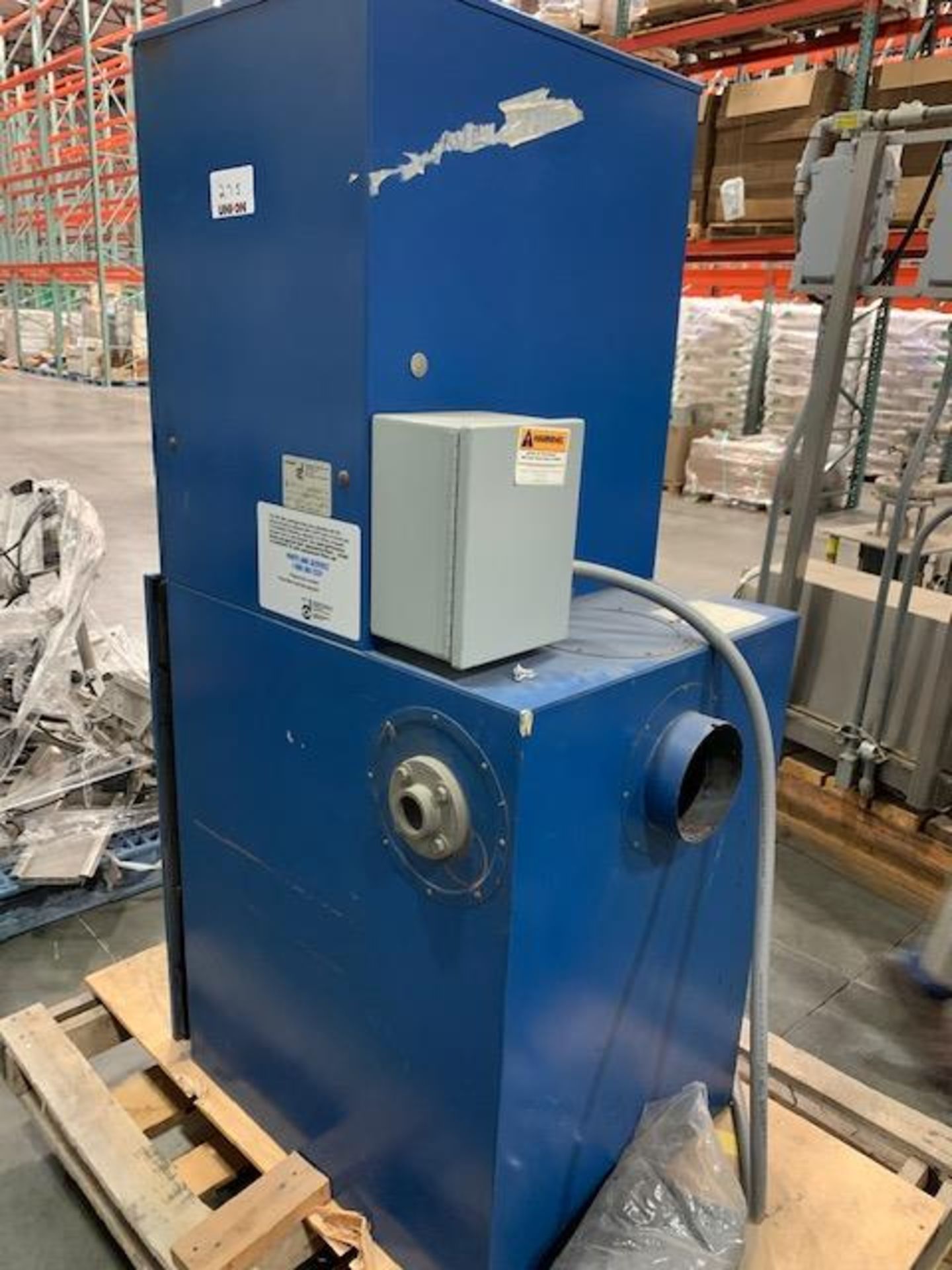 Torit model BS1200 Dust Collector. 3HP, 230/460 volts. Serial#1G366711-8 Item#275 - Image 2 of 3