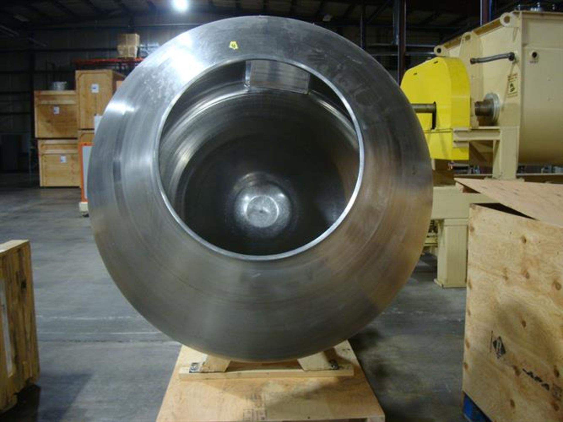 Coating Pan 52" Diameter Stainless Steel Grossing Pan - 52" diameter - 23.75" diameter opening x - Image 3 of 4