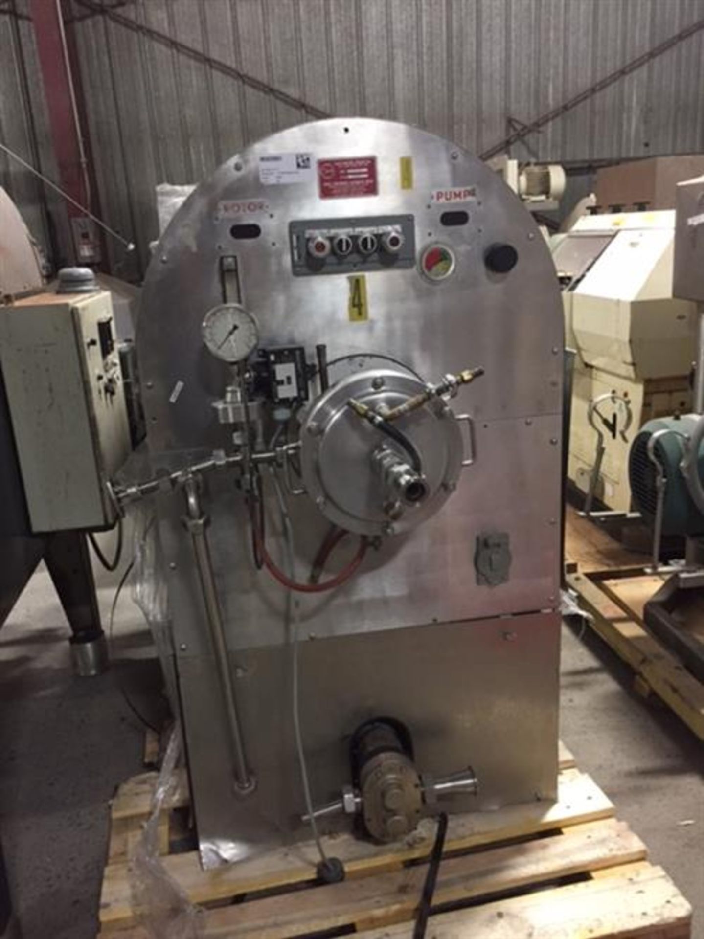 Oakes Model 10MC5 Continuous Mixer - Waukesha model 10 Stainless Steel Positive Displacement Pump