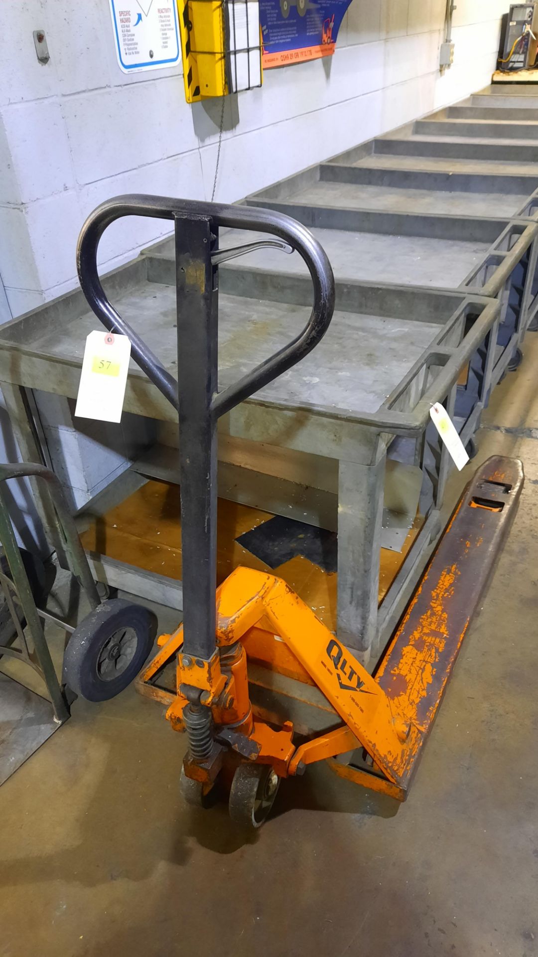 ORANGE PALLET JACK