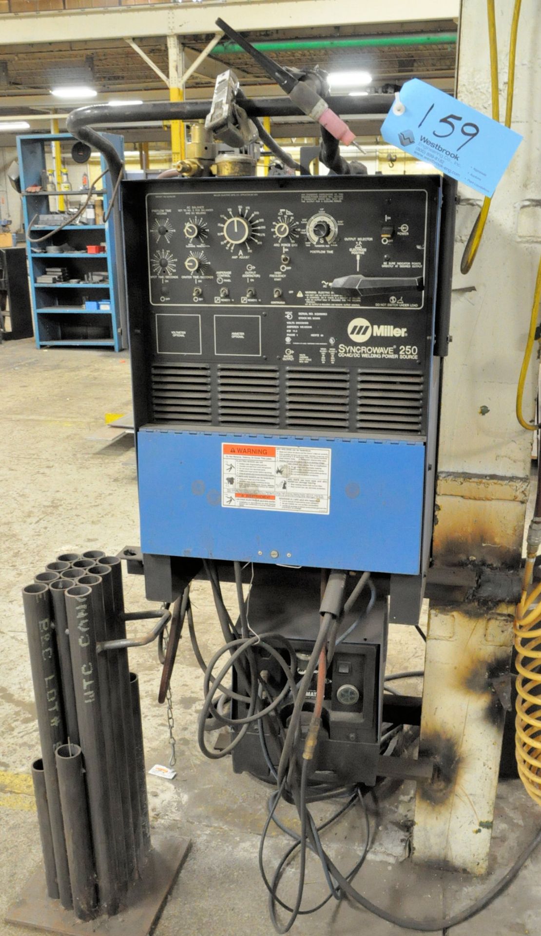 Miller Syncrowave 250, CC AC/DC Tig Welder, S/n KG090963 (1996), with Leads