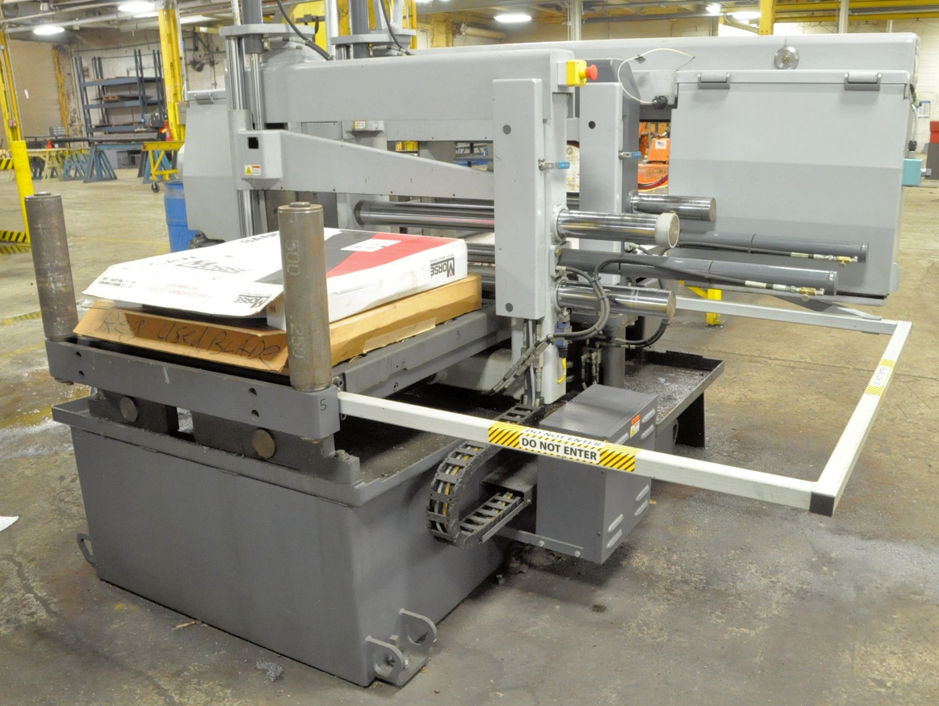 Hyd-mech M-20A, Automatic Mitering Horizontal Band Saw, Overhead Bundle Clamps, Low Hours (2015) - Image 2 of 5