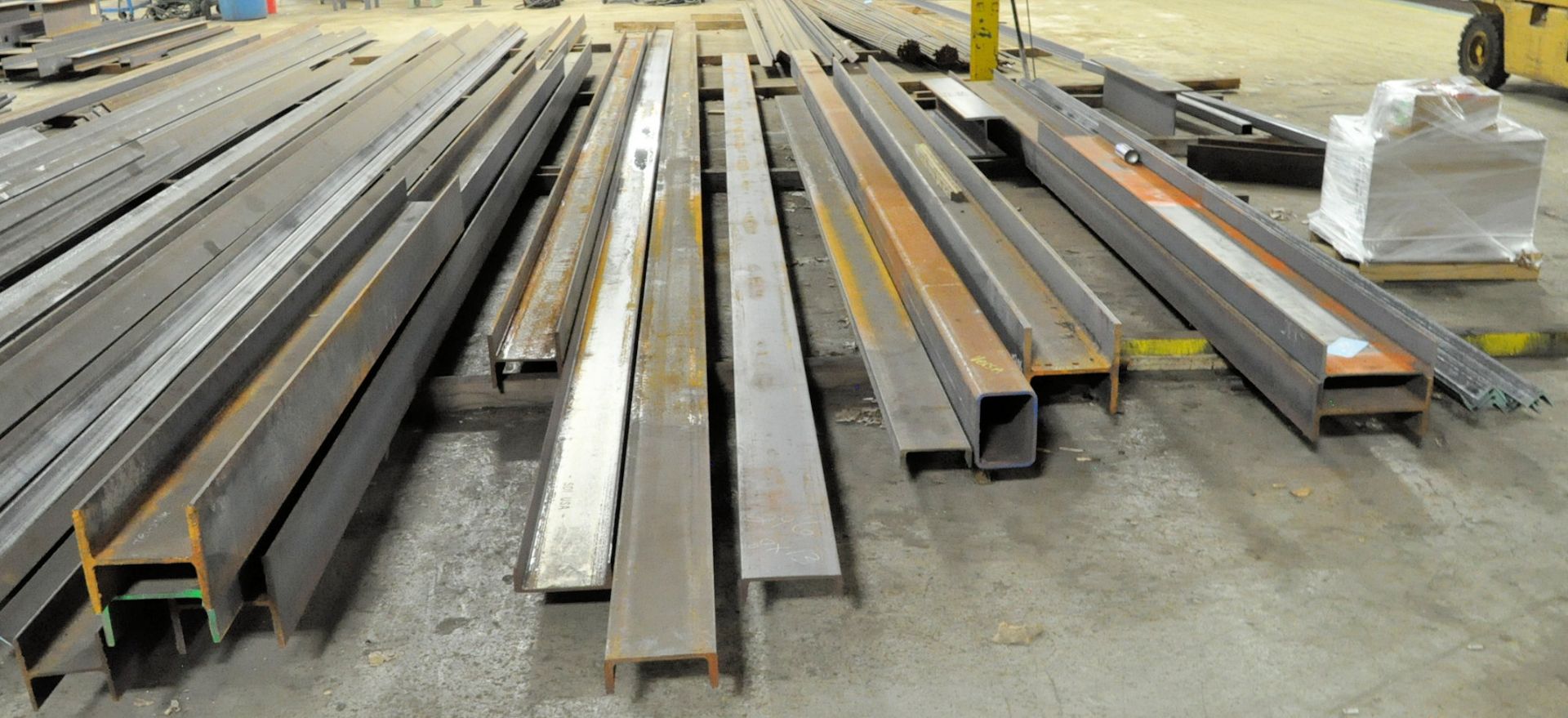 Lot-Steel I-Beam, C-Channel and (1)Hollow Rectangular Tube Stock - Image 2 of 2