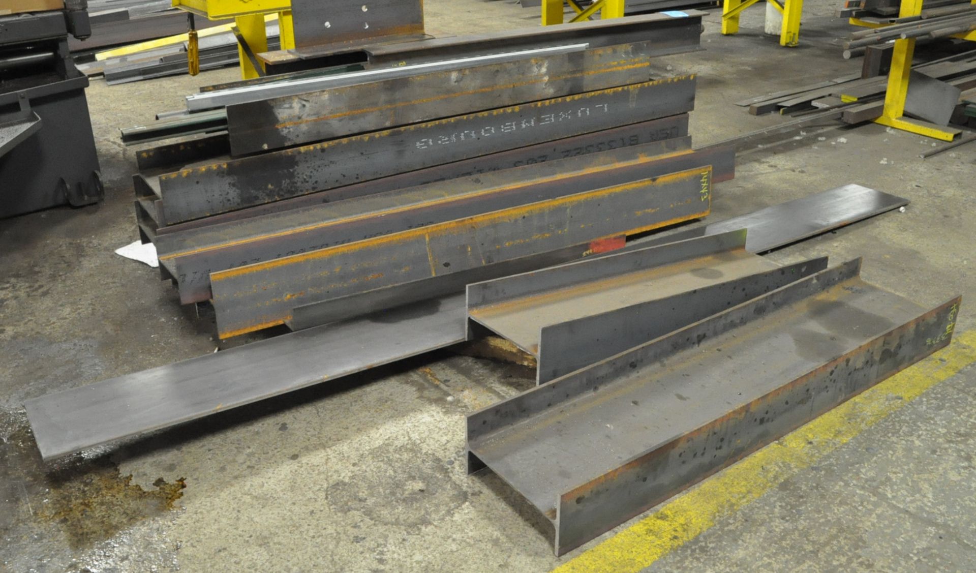 Lot-Steel I-Beam and (1) Flat Bar, Various Widths and Lengths in (1) Group - Image 2 of 2