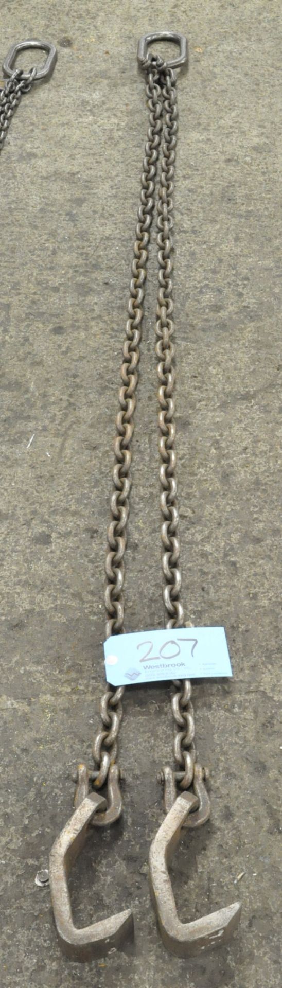 3/8" Link x 6' 2-Hook Chain Sling