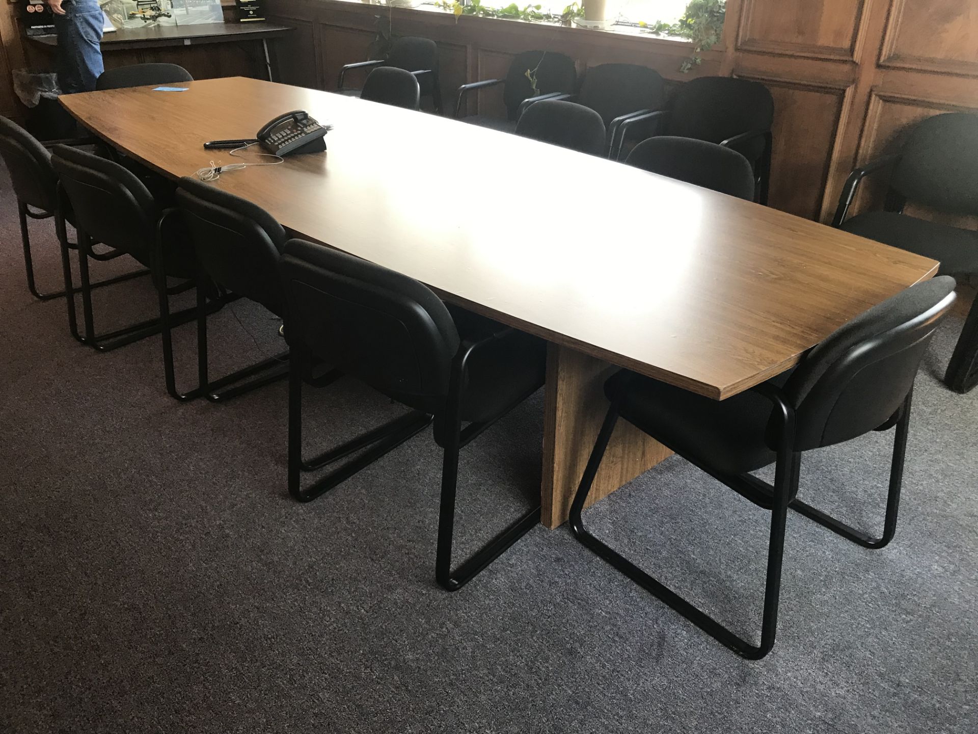 Conference Table with (15) Chairs, (Upstairs) - Image 2 of 2