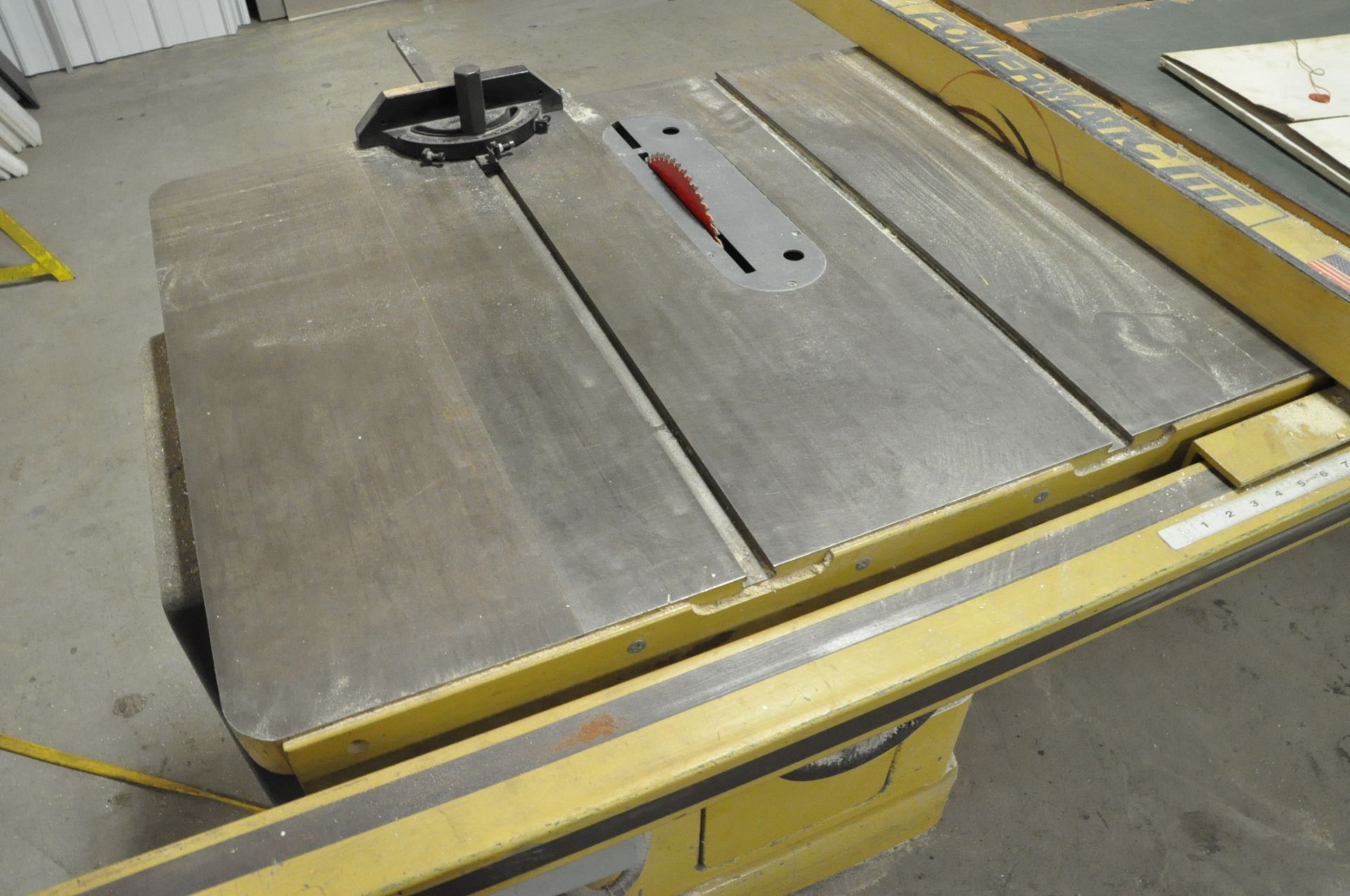 POWERMATIC Model 66, 10" Table Saw, S/N 96662439; with ACCU-FENCE and Table Cover Board - Image 3 of 3