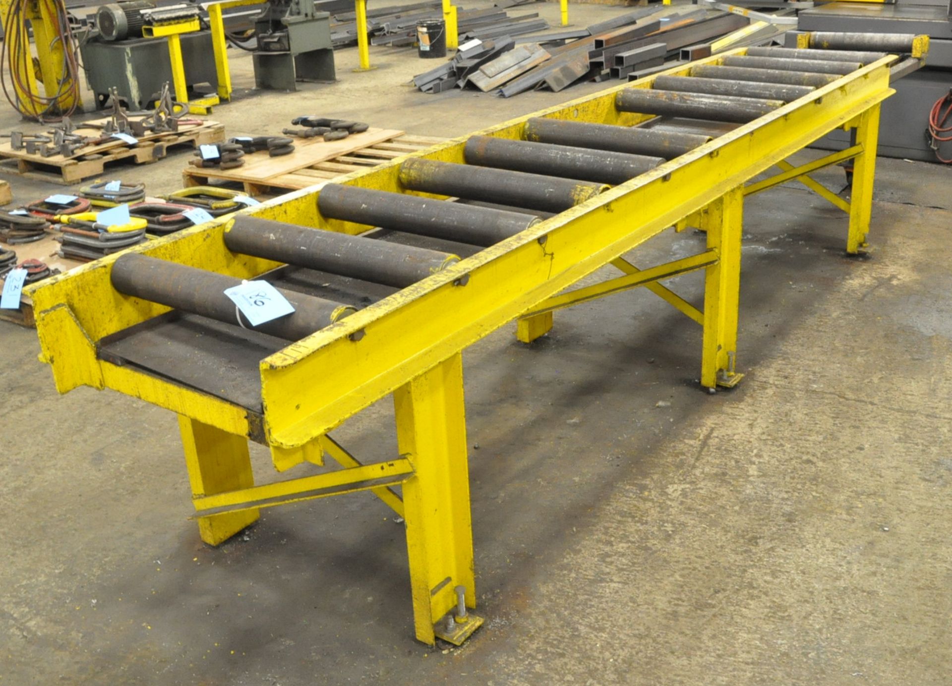 Lot- (4) Roller In / Out-Feed Conveyors - Image 4 of 4