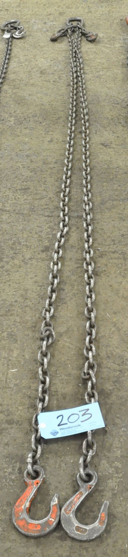 3/8" Link x 10' 2-Hook Chain Sling with (2) Chokers