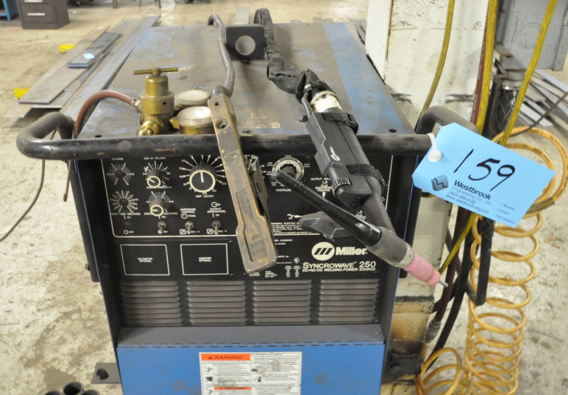 Miller Syncrowave 250, CC AC/DC Tig Welder, S/n KG090963 (1996), with Leads - Image 2 of 4