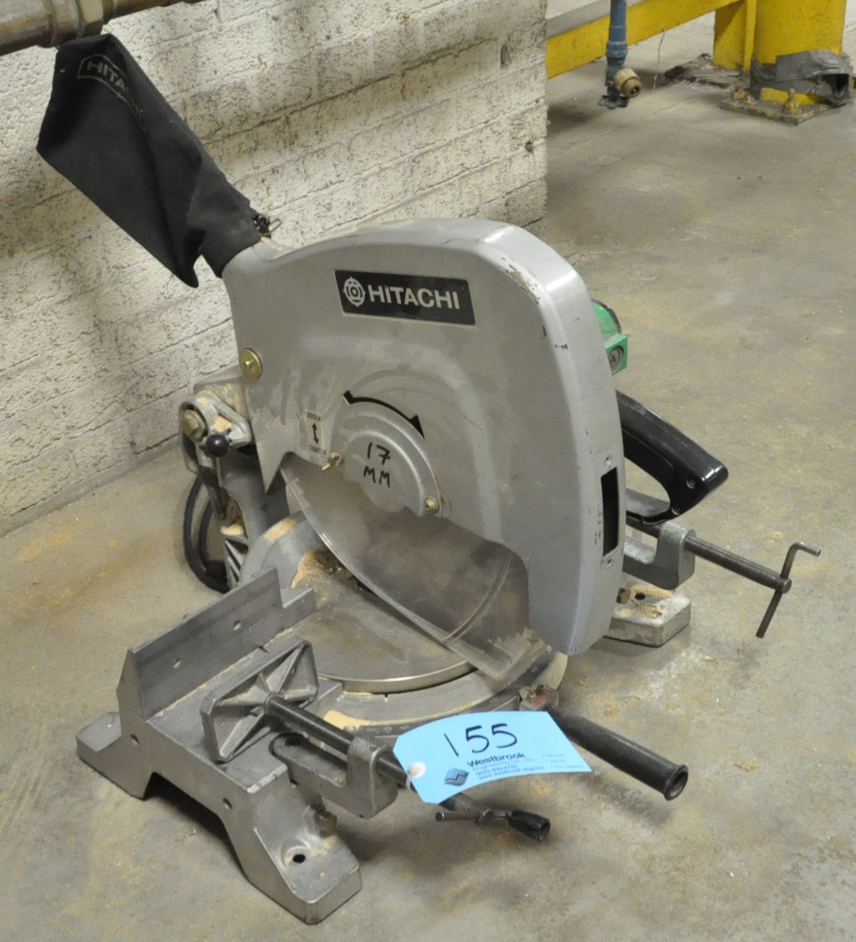 HITACHI Model C15FB 15" Wood Cutting Miter Saw, S/N HS20393,