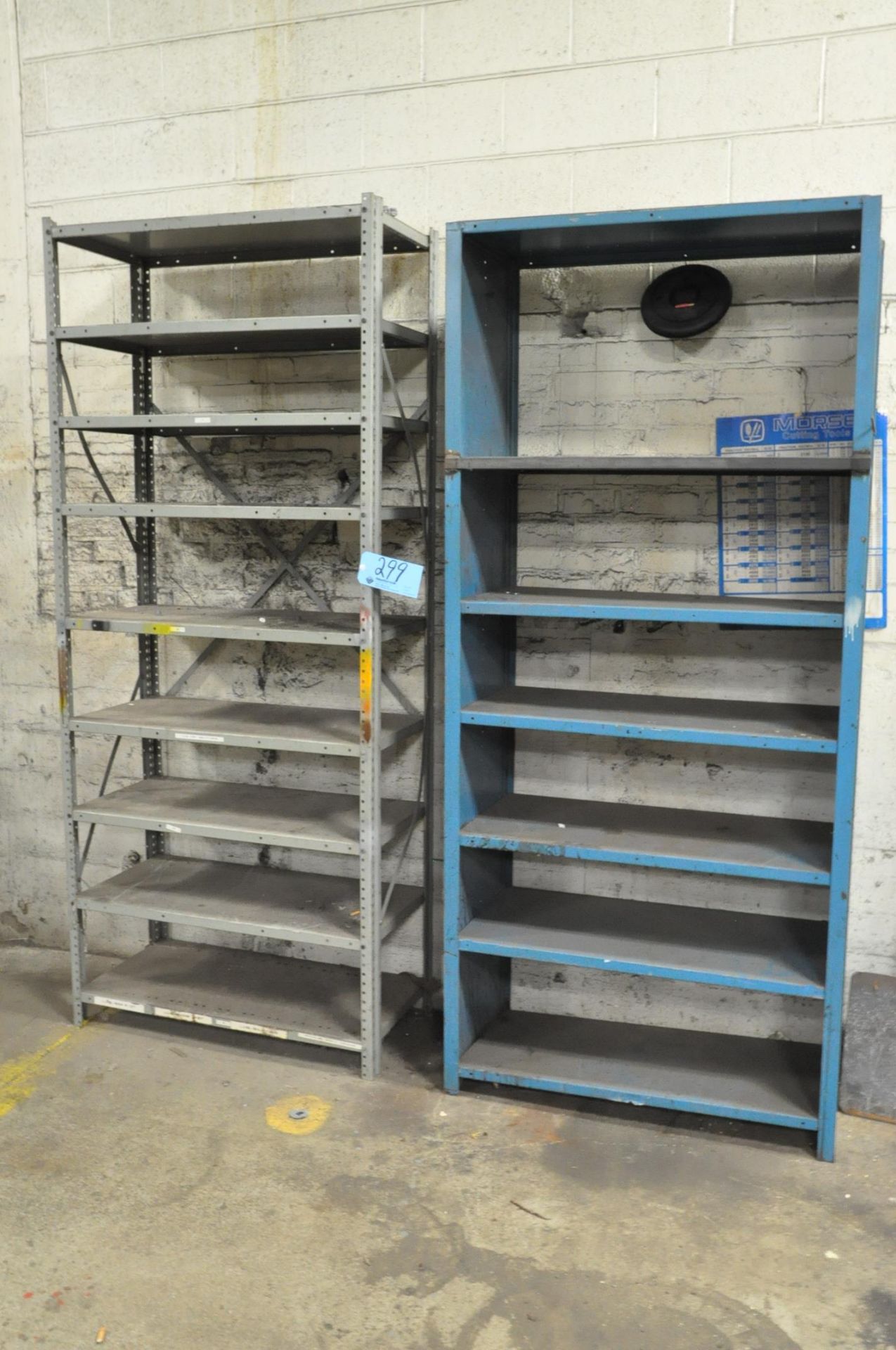 Lot-(5) Sections Shelving