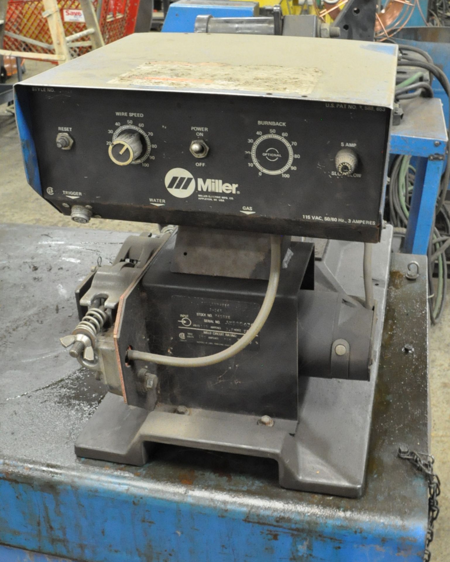 Miller Deltaweld 450, 450-Amp DC Arc Welding Power Source with Millermatic S-45E Wire Feeder - Image 2 of 3