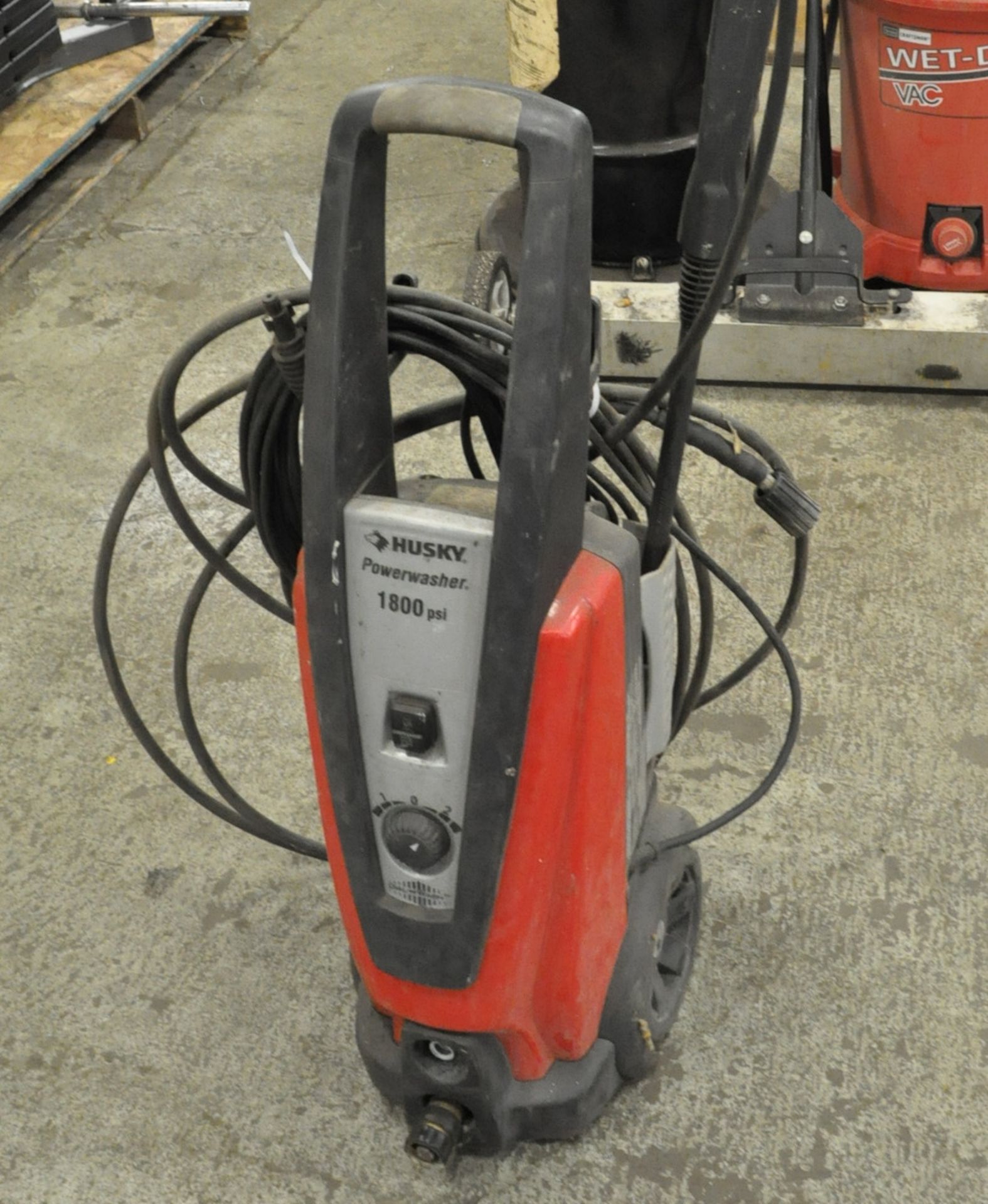 HUSKY Model 1800 1.6 GPM 1,800-psi Portable Electric Cold Water Pressure Washer