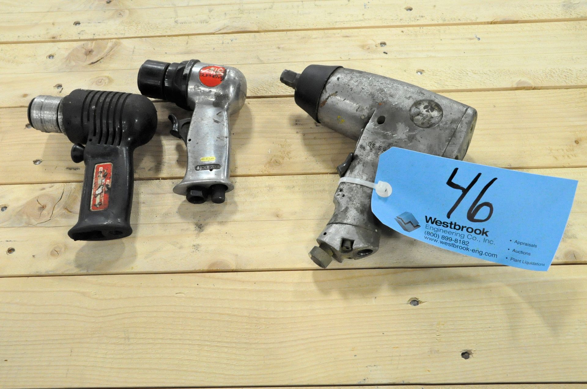ROCKWELL Model 32362 1/2" Pneumatic Impact Wrench with (2) Pneumatic Sanders