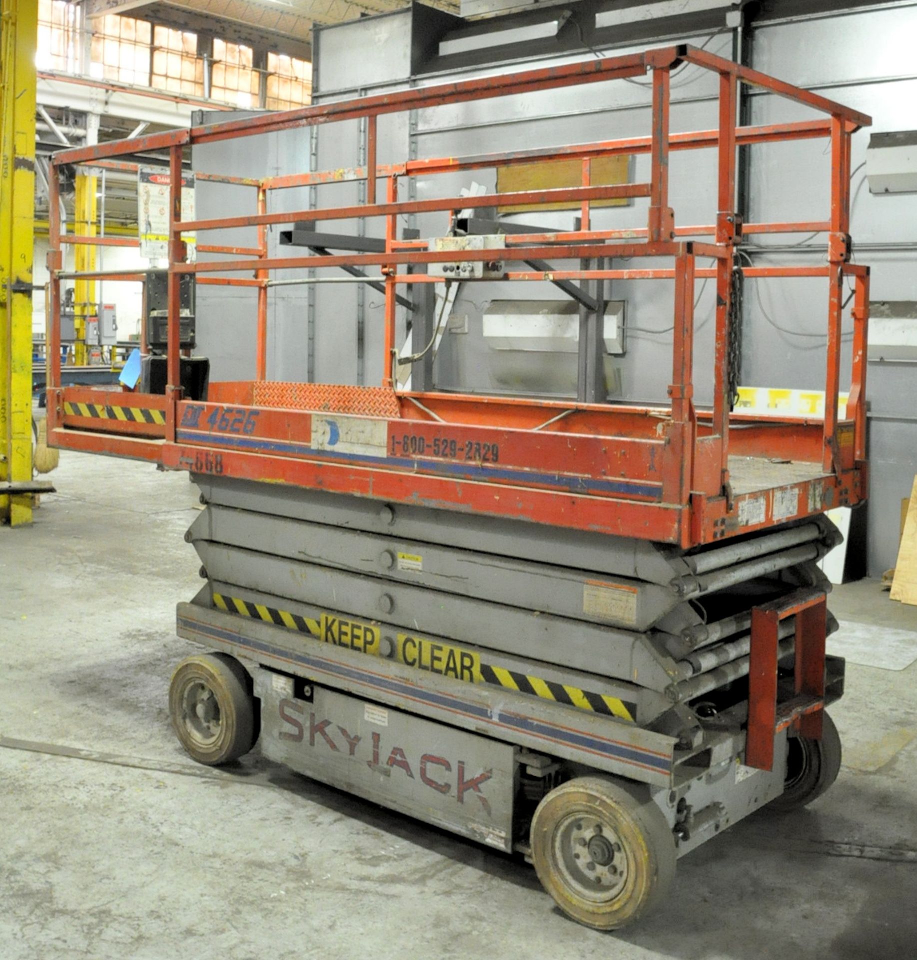 SKY JACK Model 4626, 26' x 850-Pound Capacity Electric Scissor Lift, S/n 74868, 42" x 10' Platform - Image 2 of 3