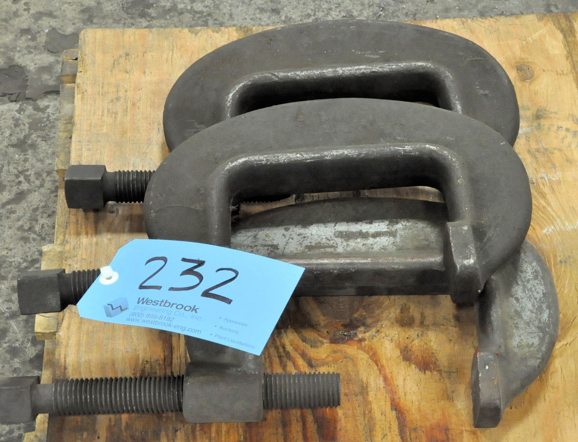 Lot-(3) 6" Die Clamps in (1) Stack