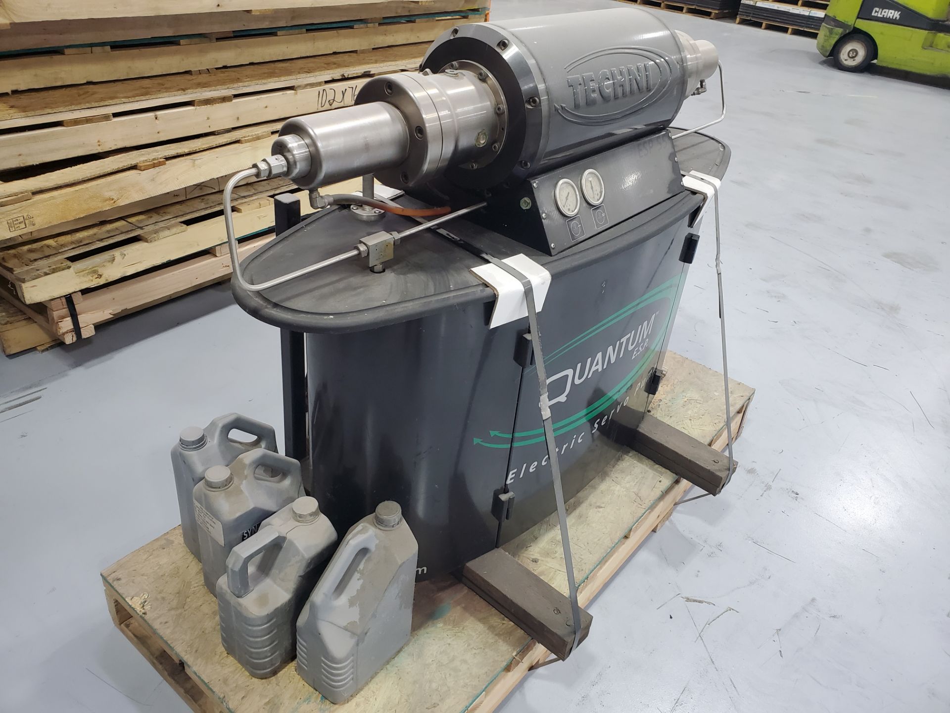 Techni Model ESP 55 Electro Servo Waterjet Pump, 55,000 PSI, Approximately 13,000 Hours, (2010) - Image 3 of 5