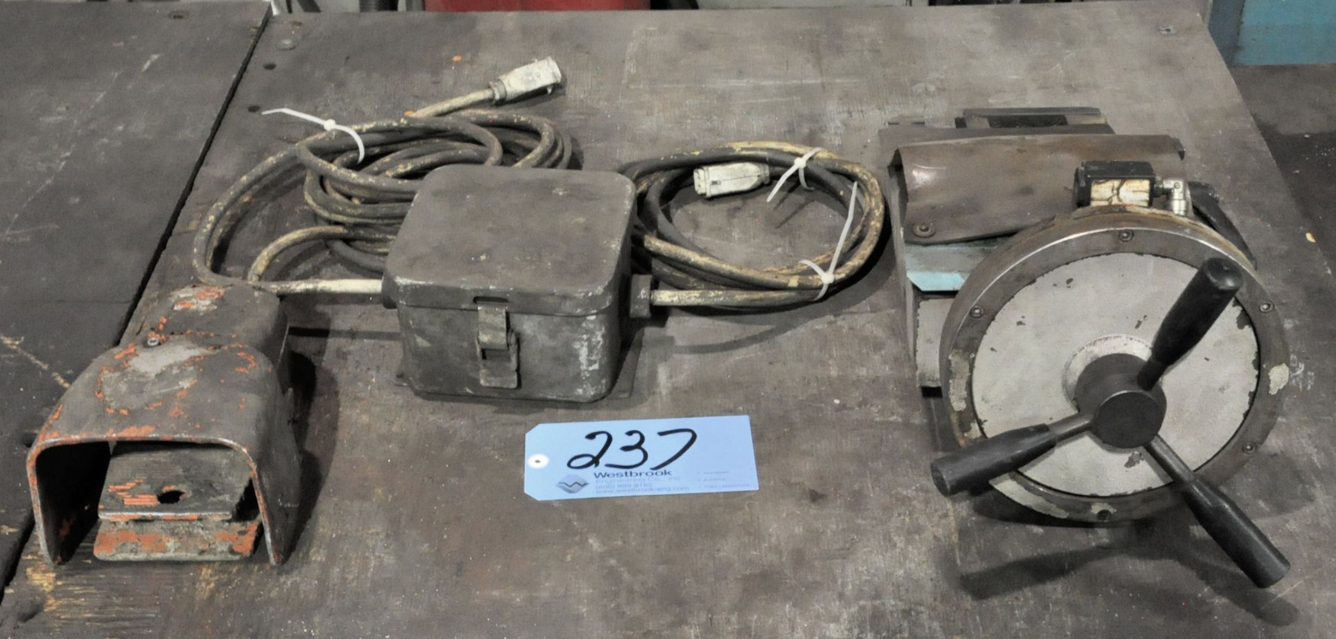 Lot-Foot Pedal and Extra Vise (Formerly Used to Jointly Operate Both KMT / IMET Saws)