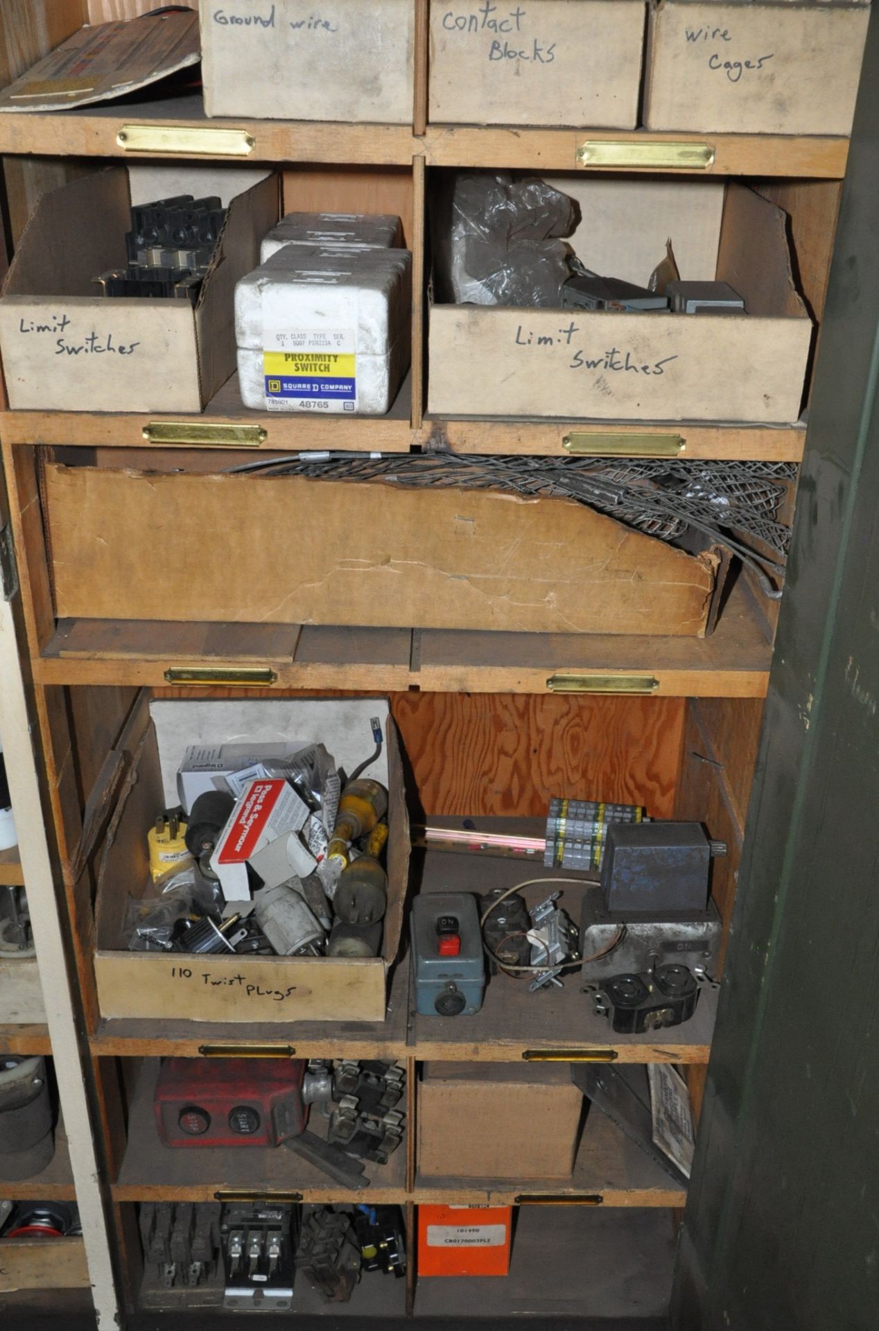 Lot-Fuses, Cord Plugs, Contacts, Misc. Electrical in (1) Cabinet, (Cabinet Not Included) - Image 5 of 7