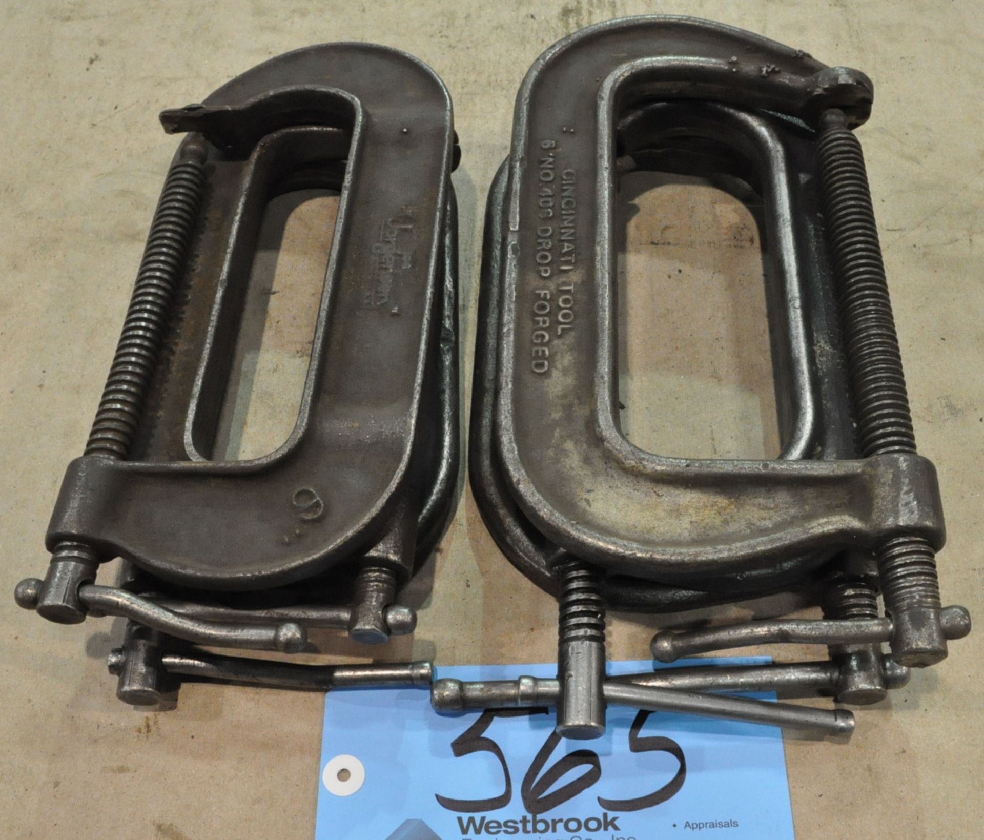 Lot-(6) 6" C-Clamps