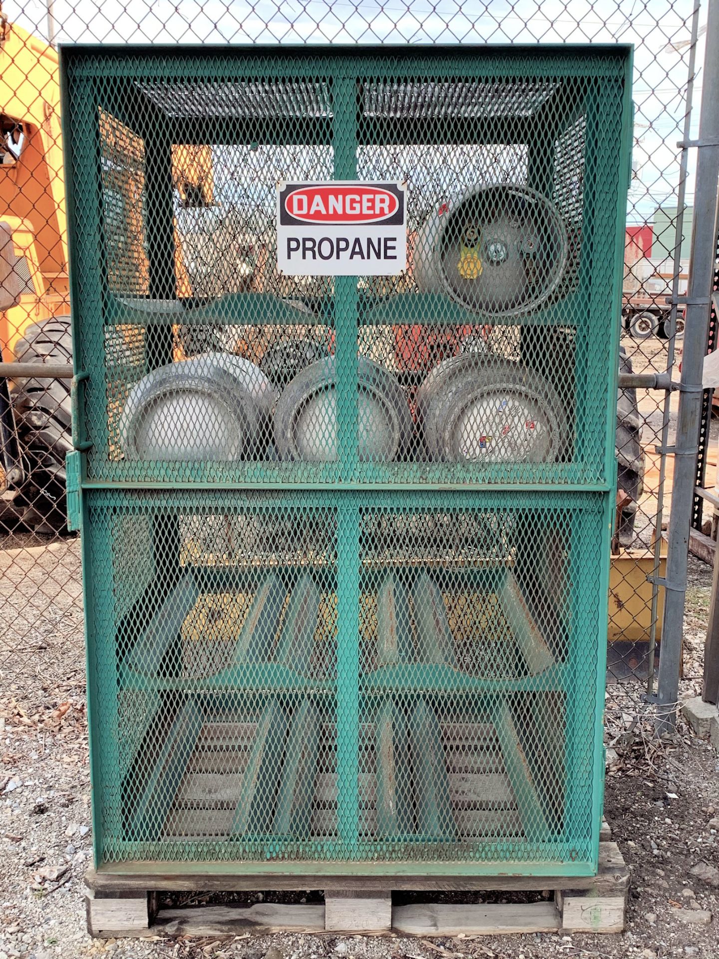 LP Gas Tank Storage Cage, (Tanks Not Included), (Outside North Entrance)