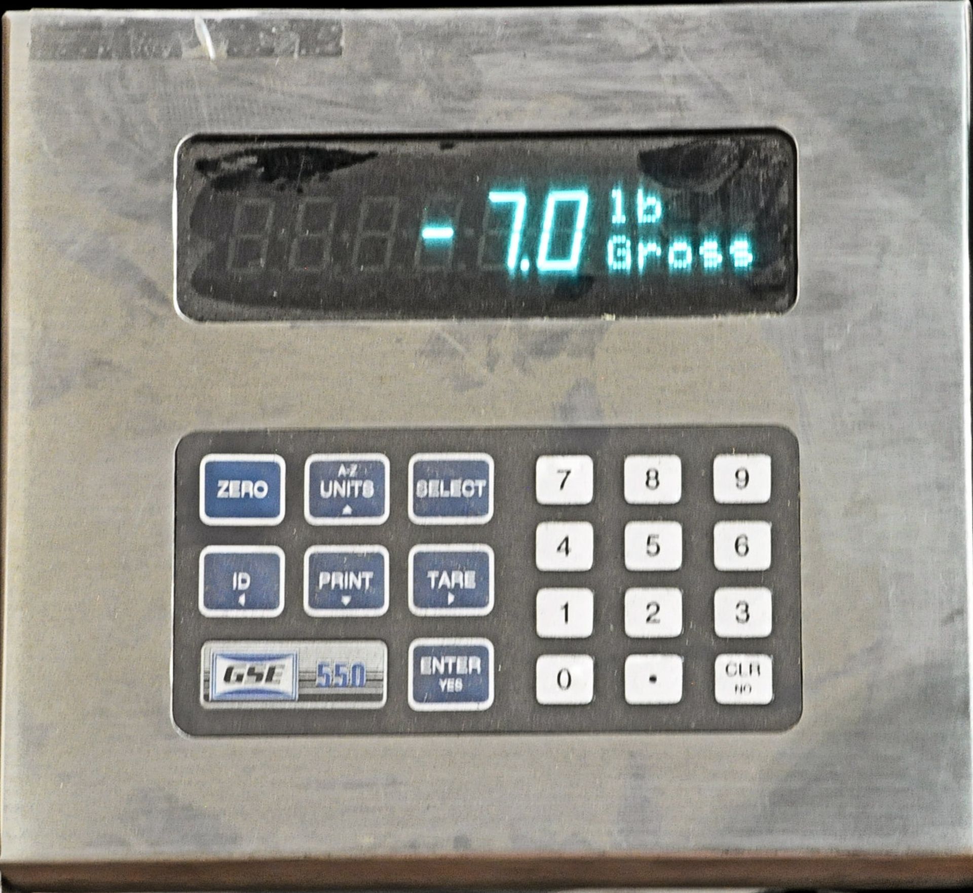 60" x 60" Floor Plate Scale, GSE 550 Digital Readout Scale Head, Approx. 5000-LBS Capacity - Image 2 of 2