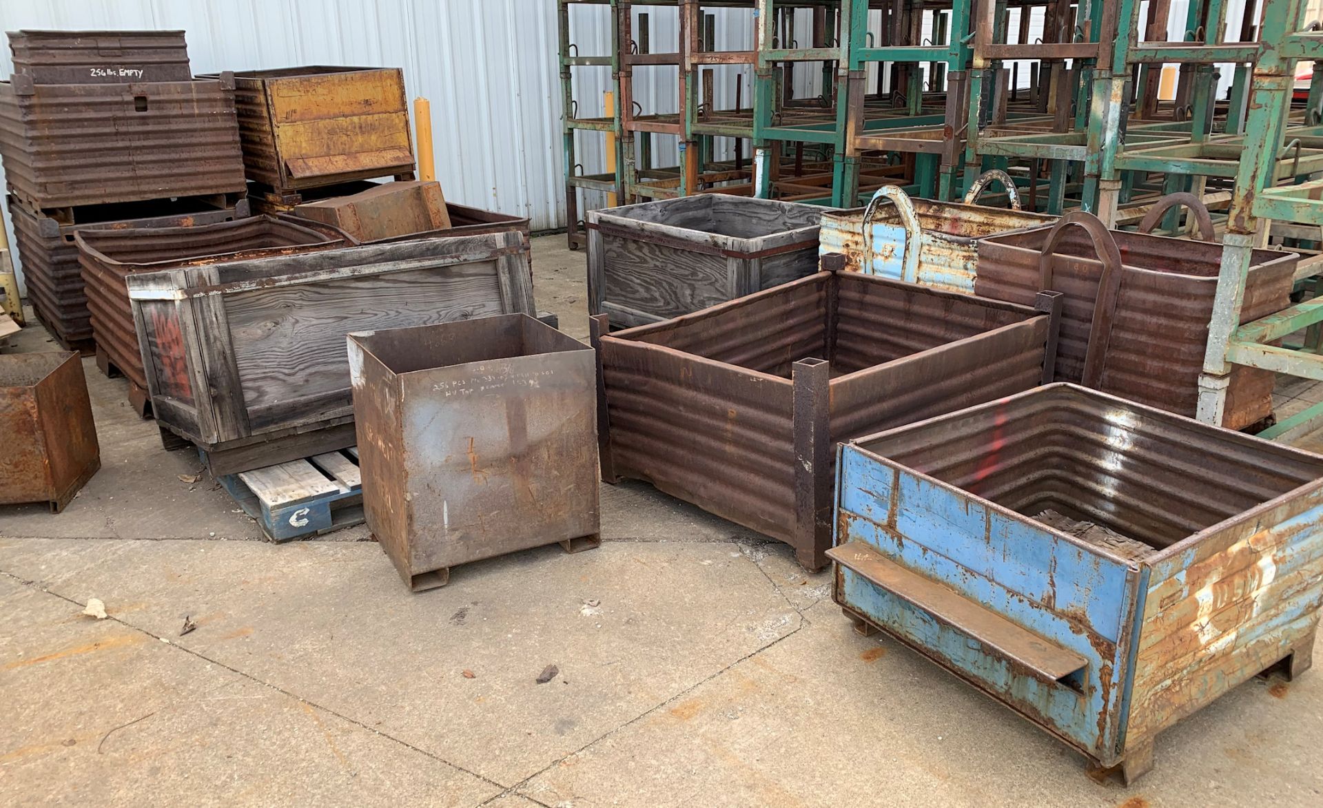 Lot-Steel Tubs, (Outside North Entrance)