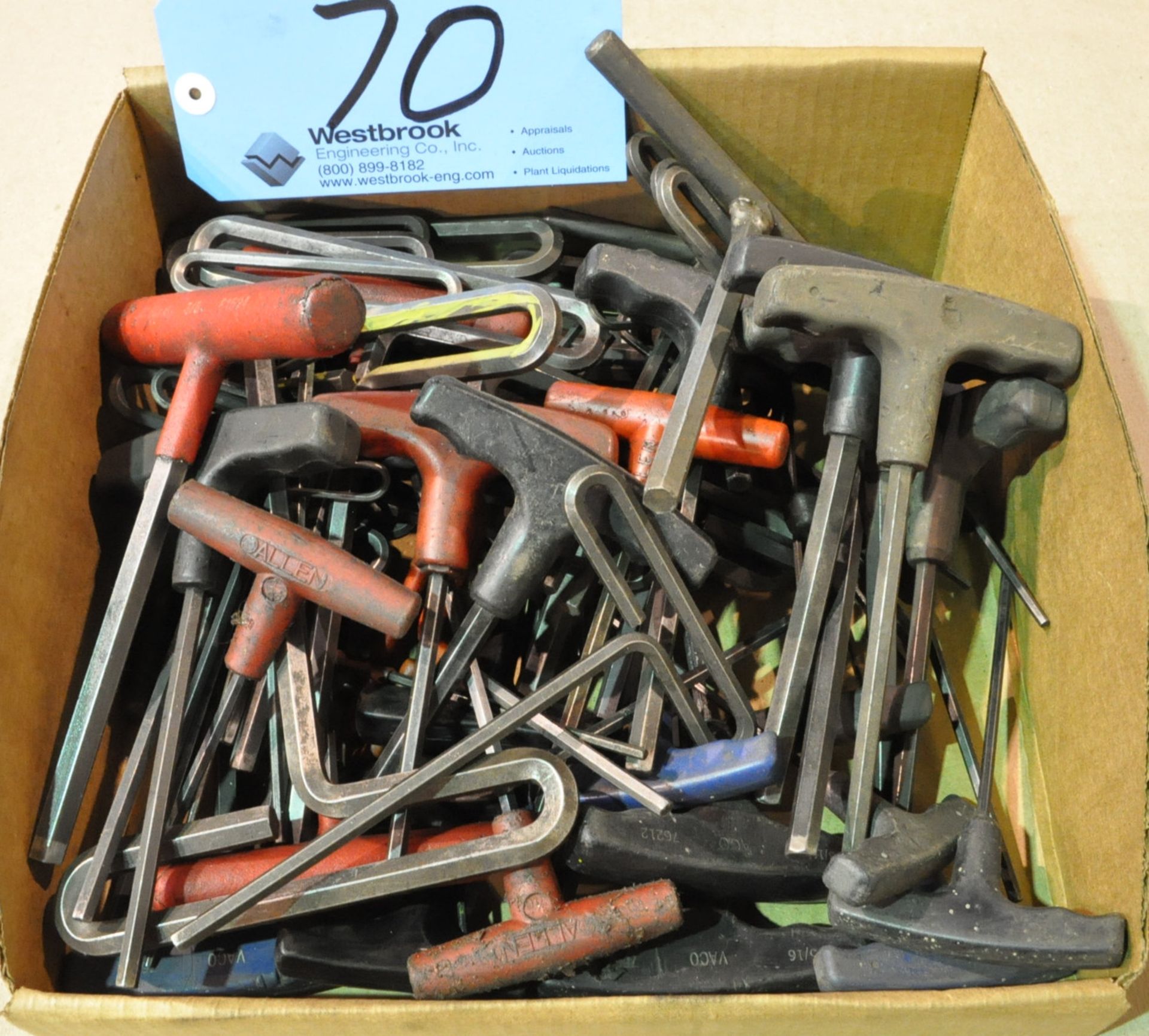 Lot-T Handle Allen Wrenches in (1) Box