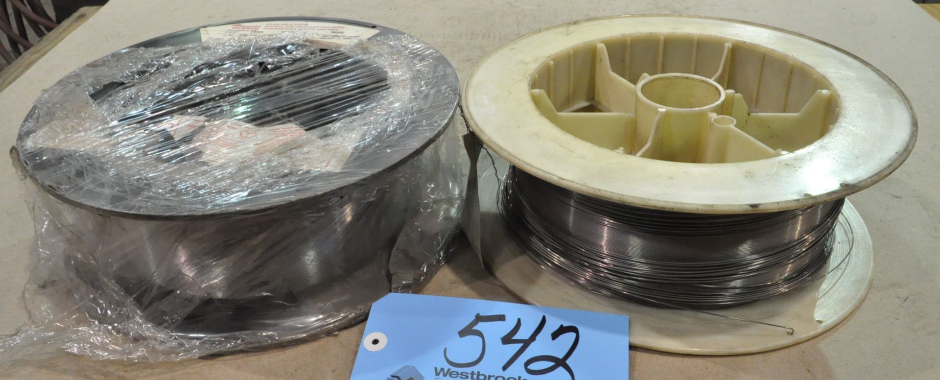 Lot-(2) Partial Spools of Stainless Steel Welding Wire