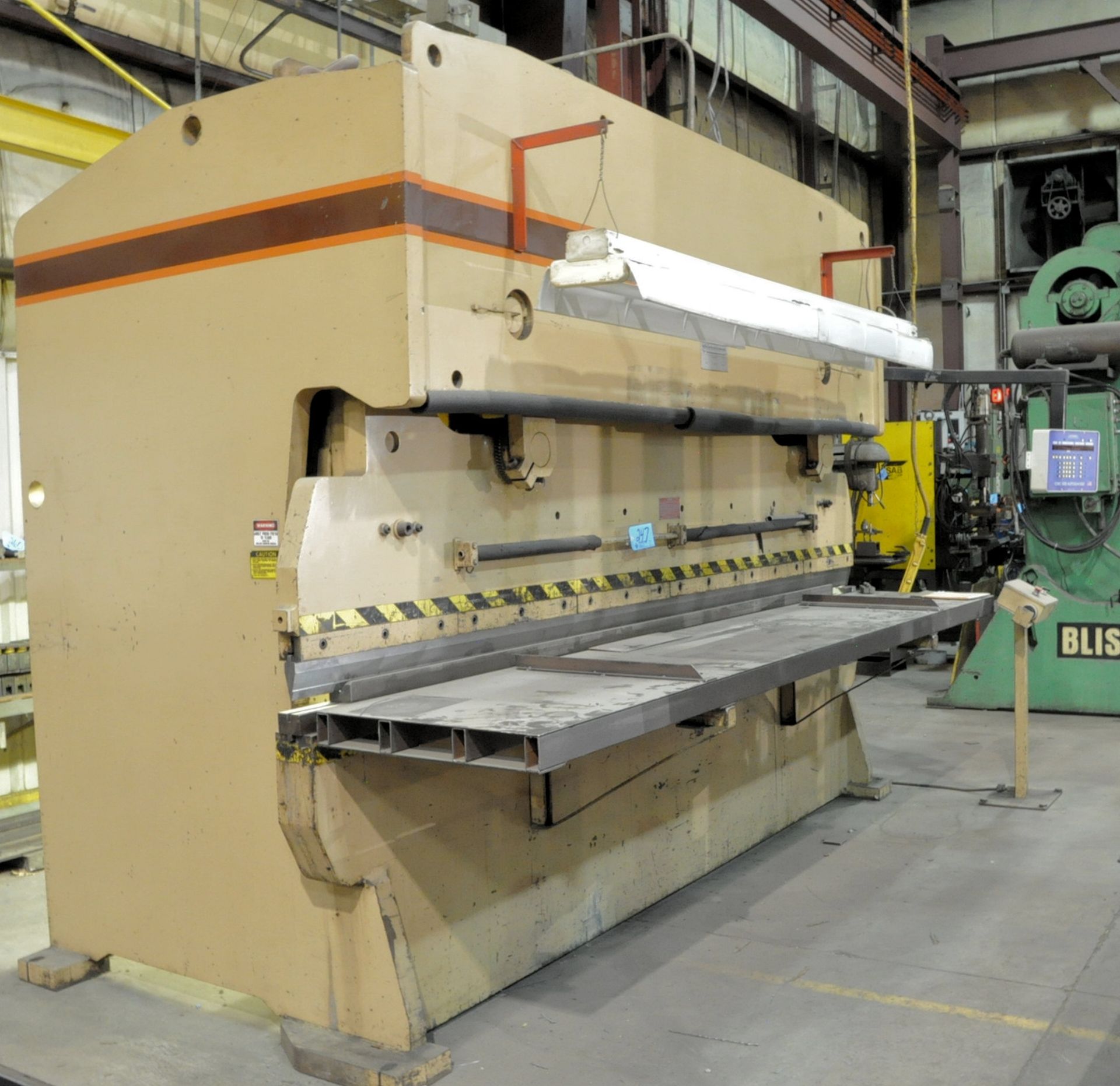 Standard Model AB-200-12, 200-Ton x 12' Capacity, Hydraulic Press Brake, Automec 2-Axis CNC Control - Image 3 of 6