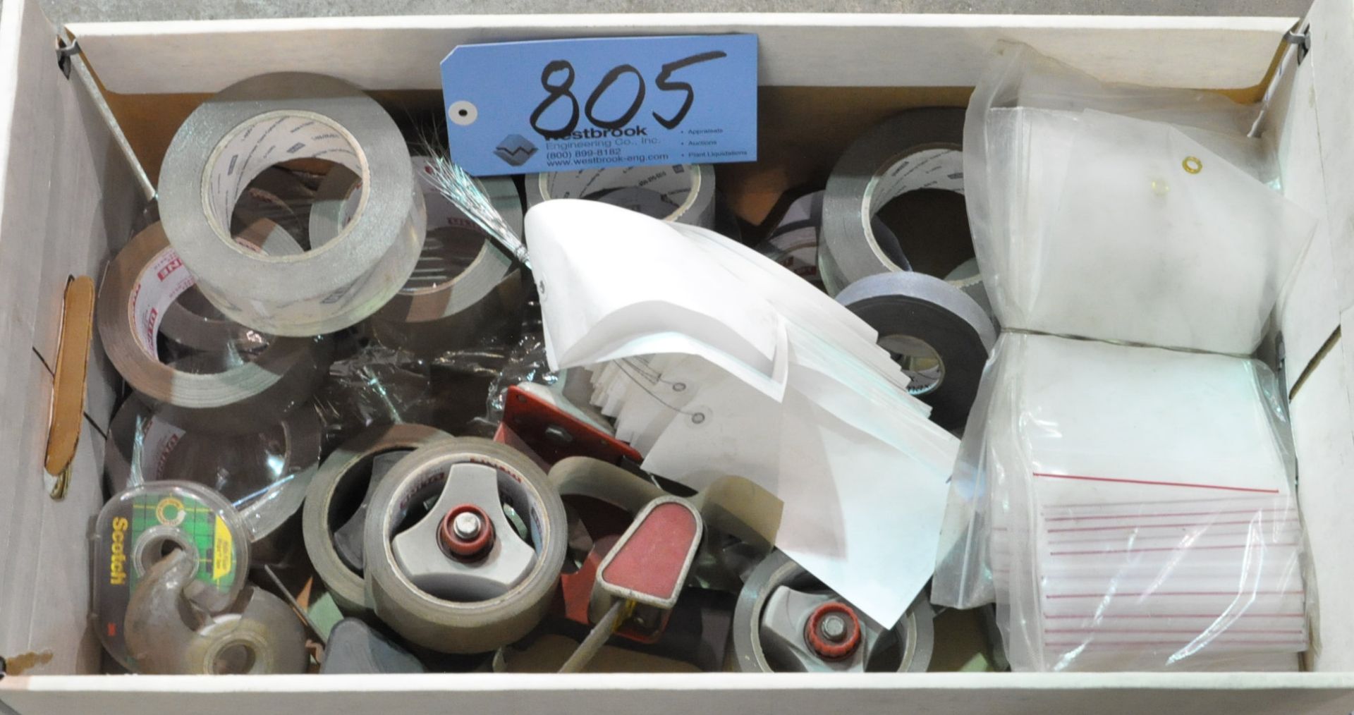 Lot-Tape, Tape Gun and Recloseable Bags in (1) Box
