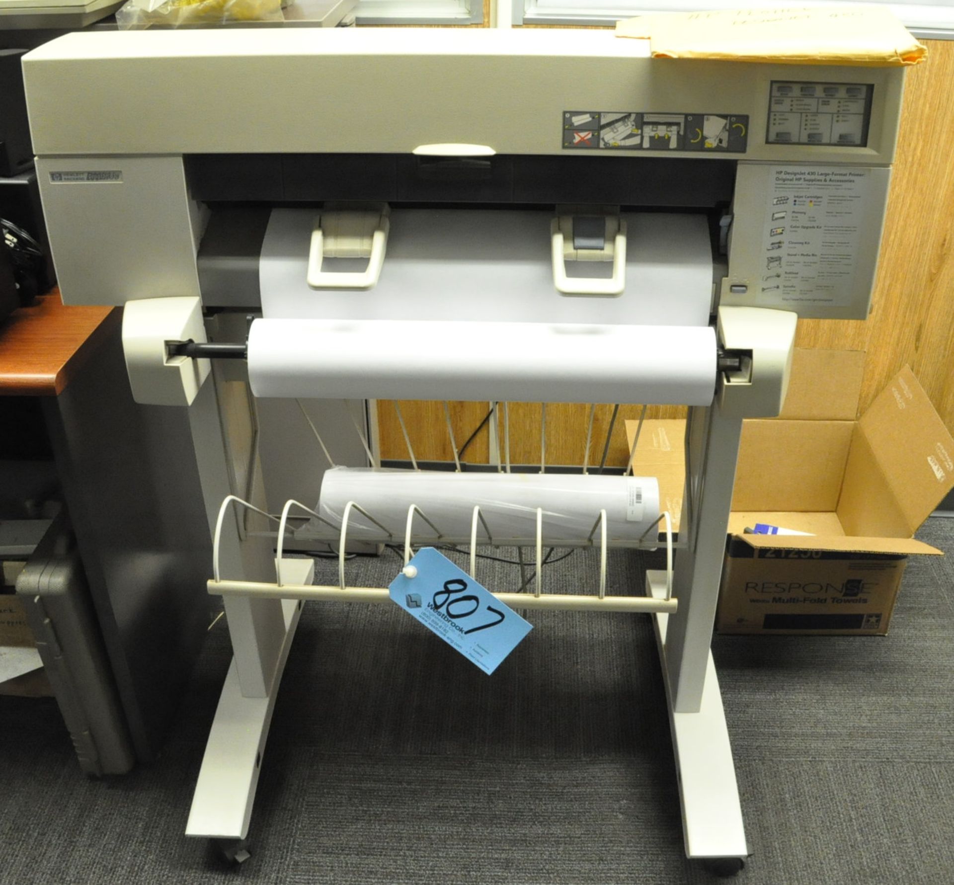 Hewlett Packard Designjet 430, Blueprint Printer, (Front Office)