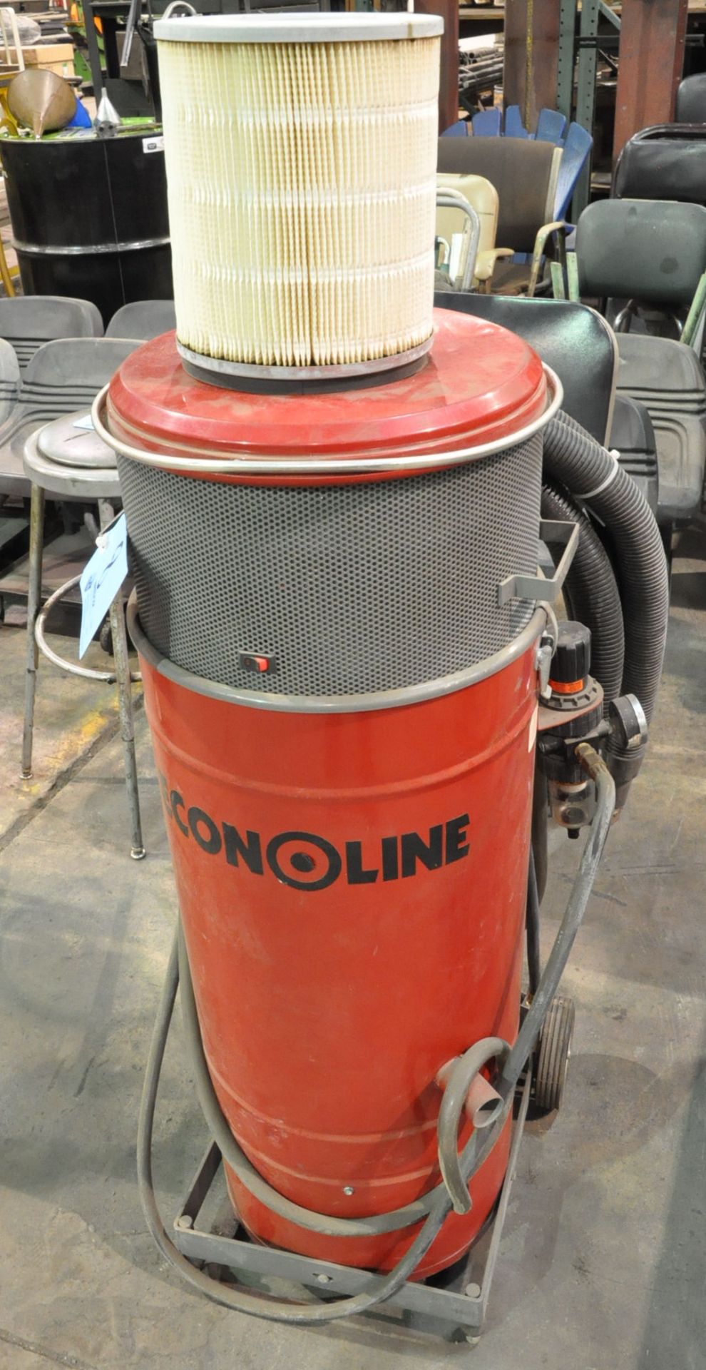 Econoline Self Contained Vacuum Sandblaster, Portable, 1-PH