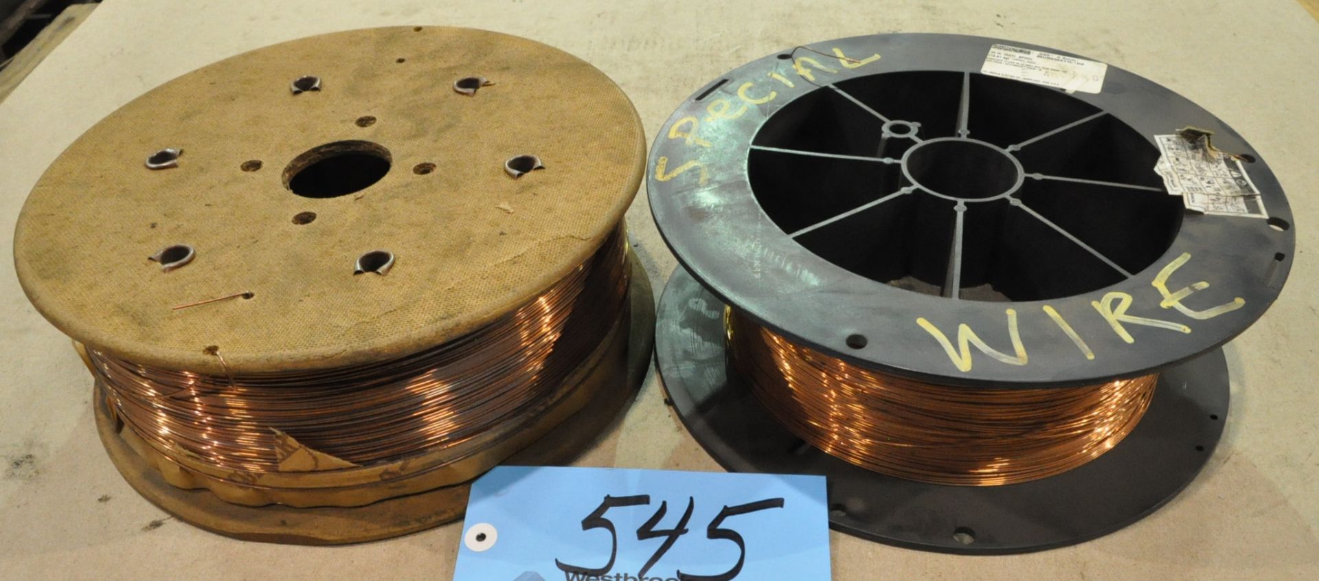 Lot-(2) Partial Spools of Copper Welding Wire