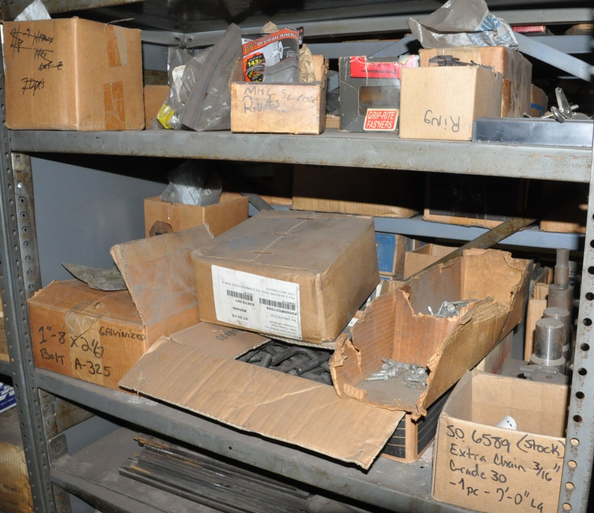 Lot-General Maintenance Contents of (2) Sections and (1) End Unit, (Shelving Not Included) - Image 6 of 7