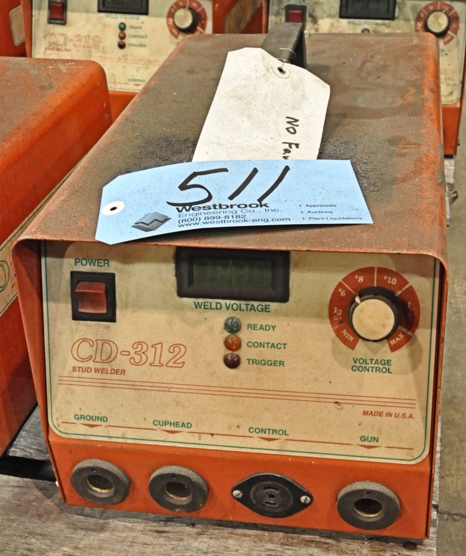 Pro-Weld Model CD-312 Stud/Pin Welder, (Welder Only)