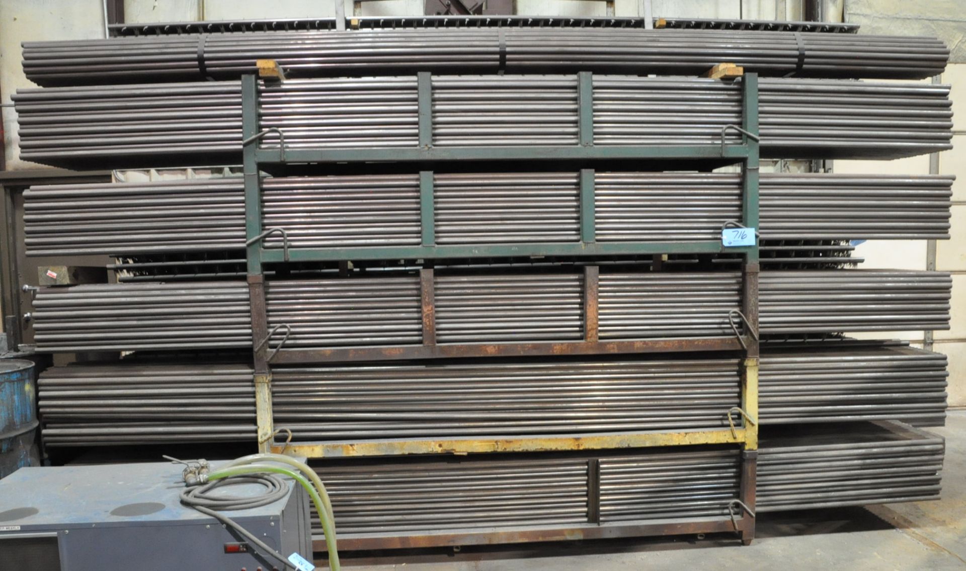 Lot -1163 pcs. 1.250” O.D. x 16 ga. wall x 15’ 7/8” Steel Hollow Tube Stock with (5) Stock Carriers - Image 3 of 3