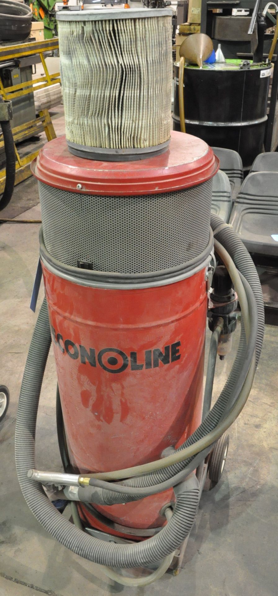 Econoline Self Contained Vacuum Sandblaster, Portable, 1-PH