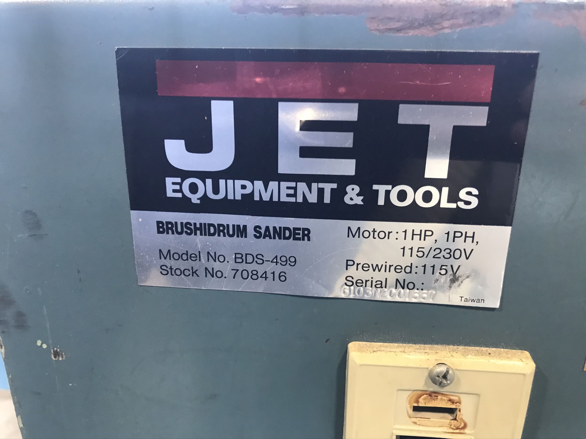 Jet BDS-499 Brush/Drum Sander - Image 2 of 2