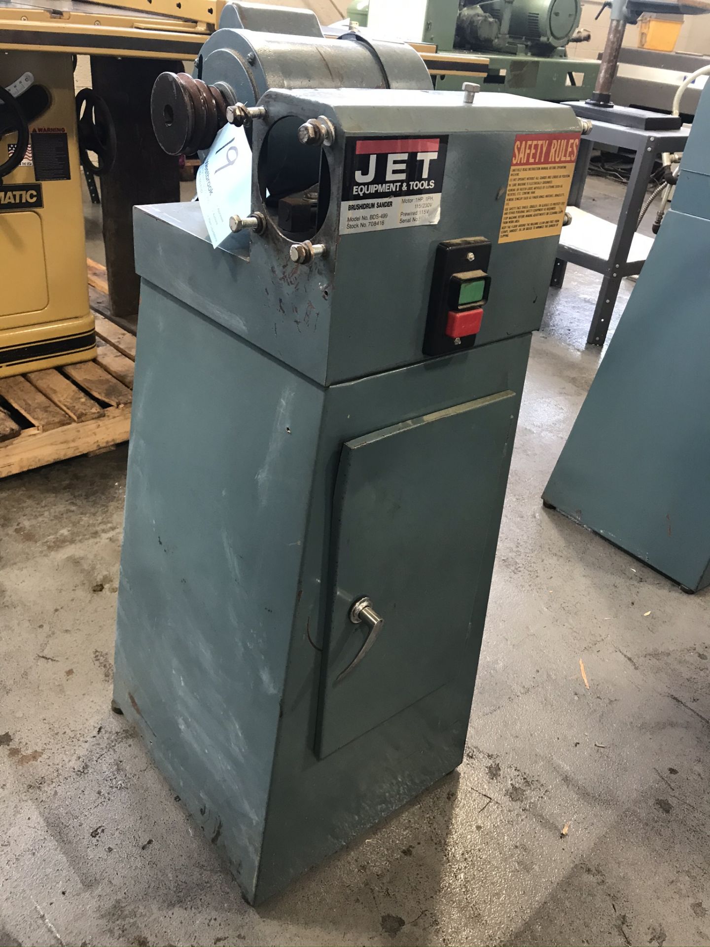 Jet BDS-499 Brush/Drum Sander (Parts Machine)