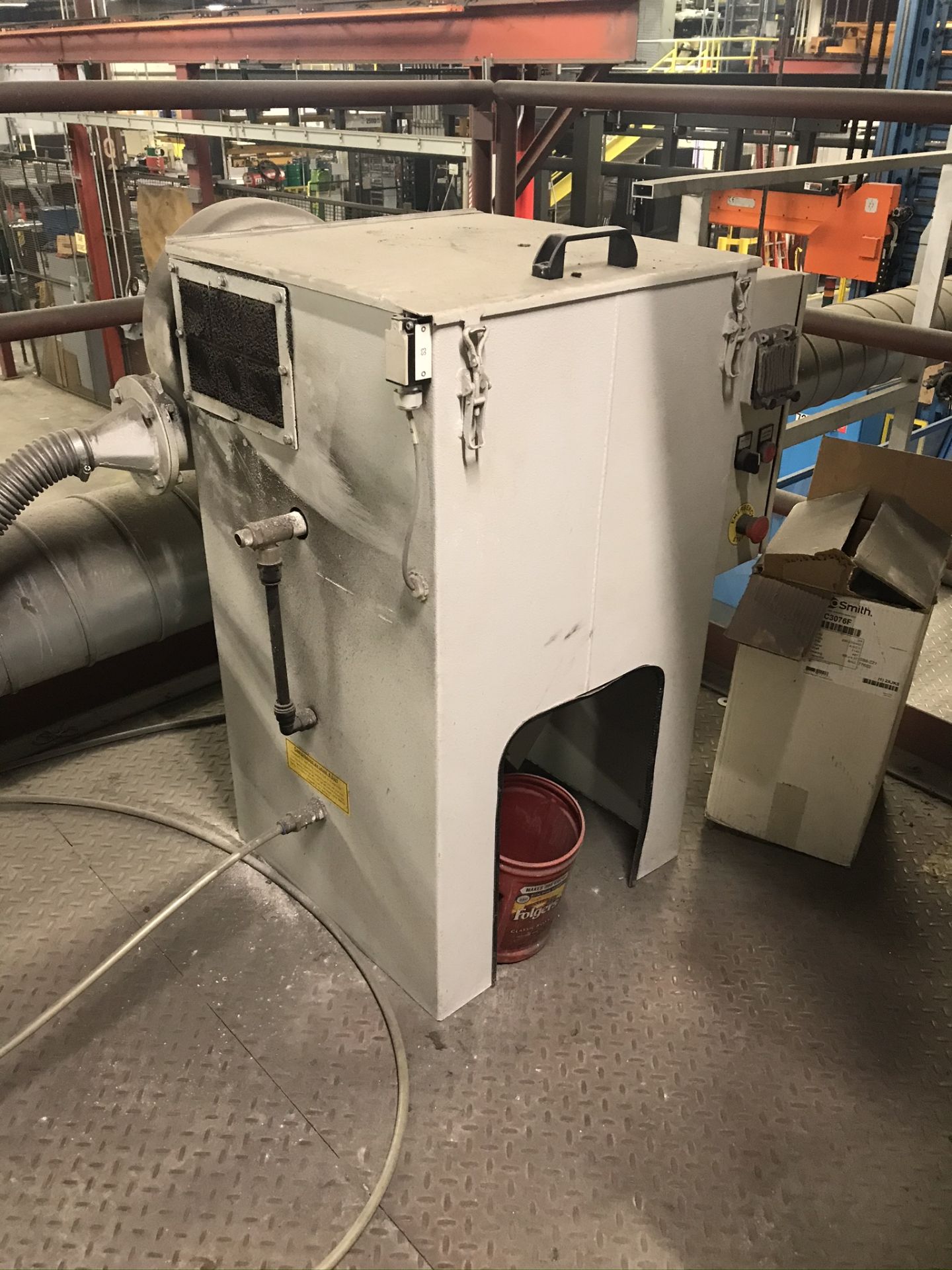 Keller L CUT Dust Collector Complete w/ Activated Charcoal Exhaust, Dust Injector and Exhaust Duct - Image 3 of 5